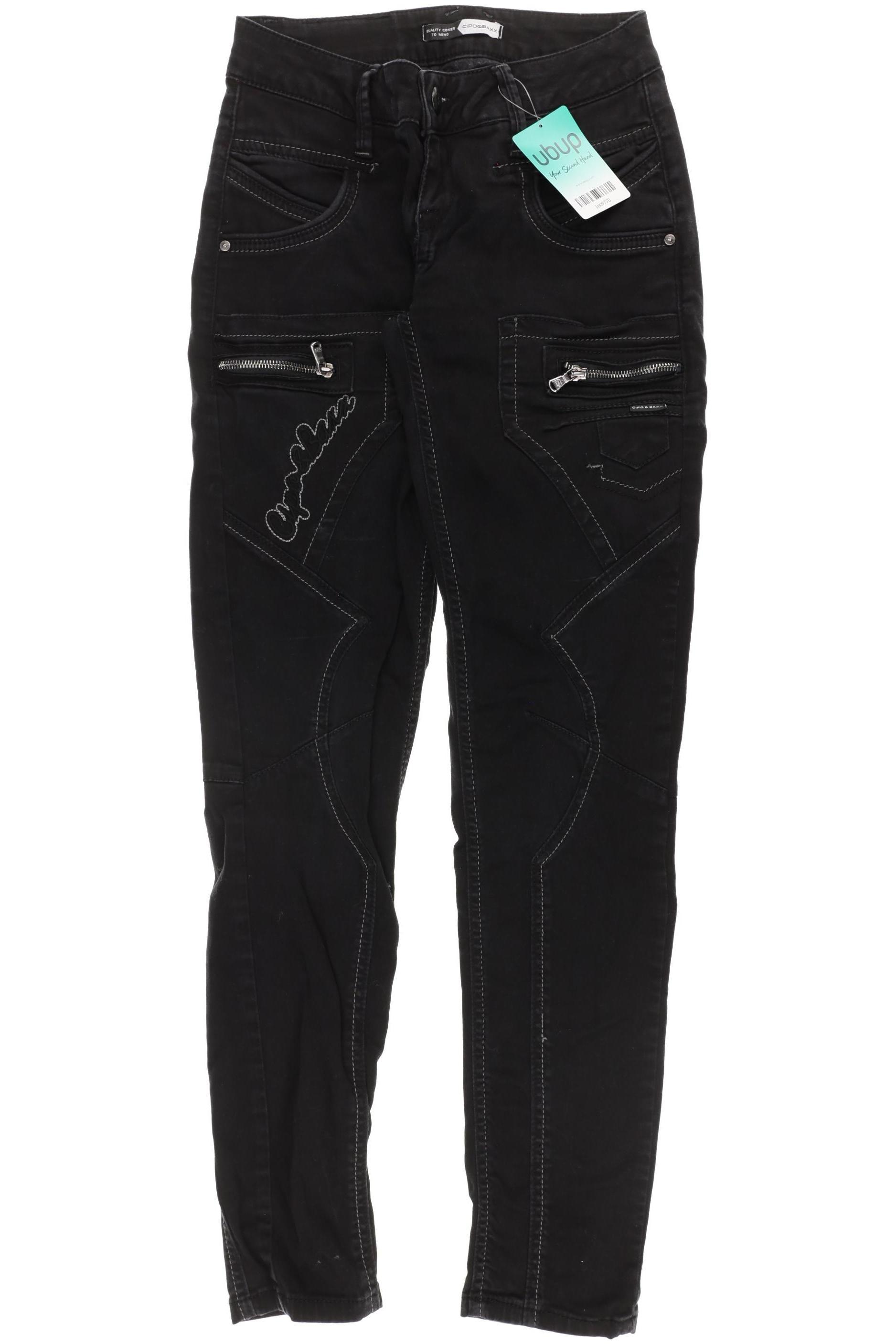 

Cipo & Baxx Damen Jeans, schwarz, Gr. 26