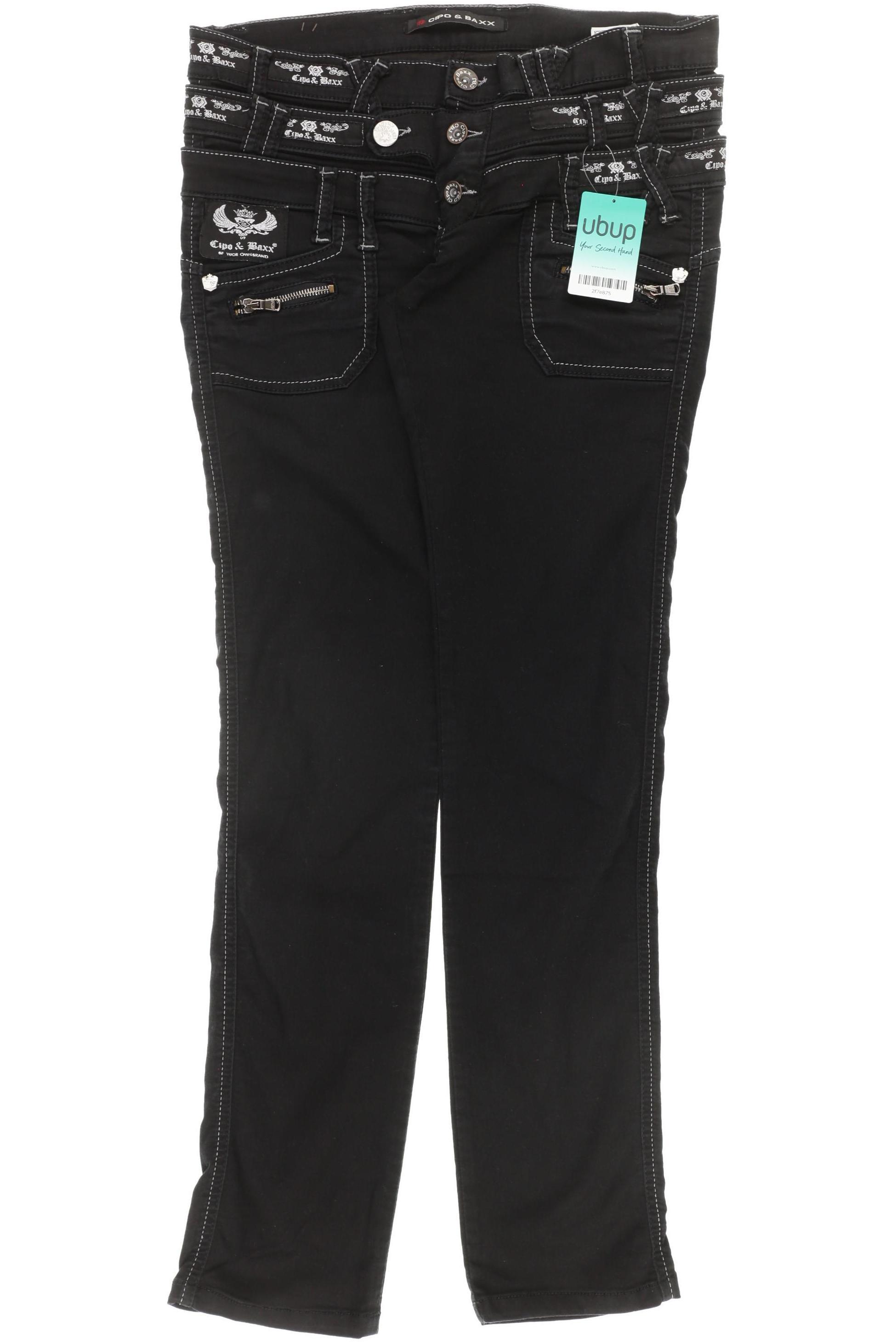 

Cipo & Baxx Damen Jeans, schwarz, Gr. 30
