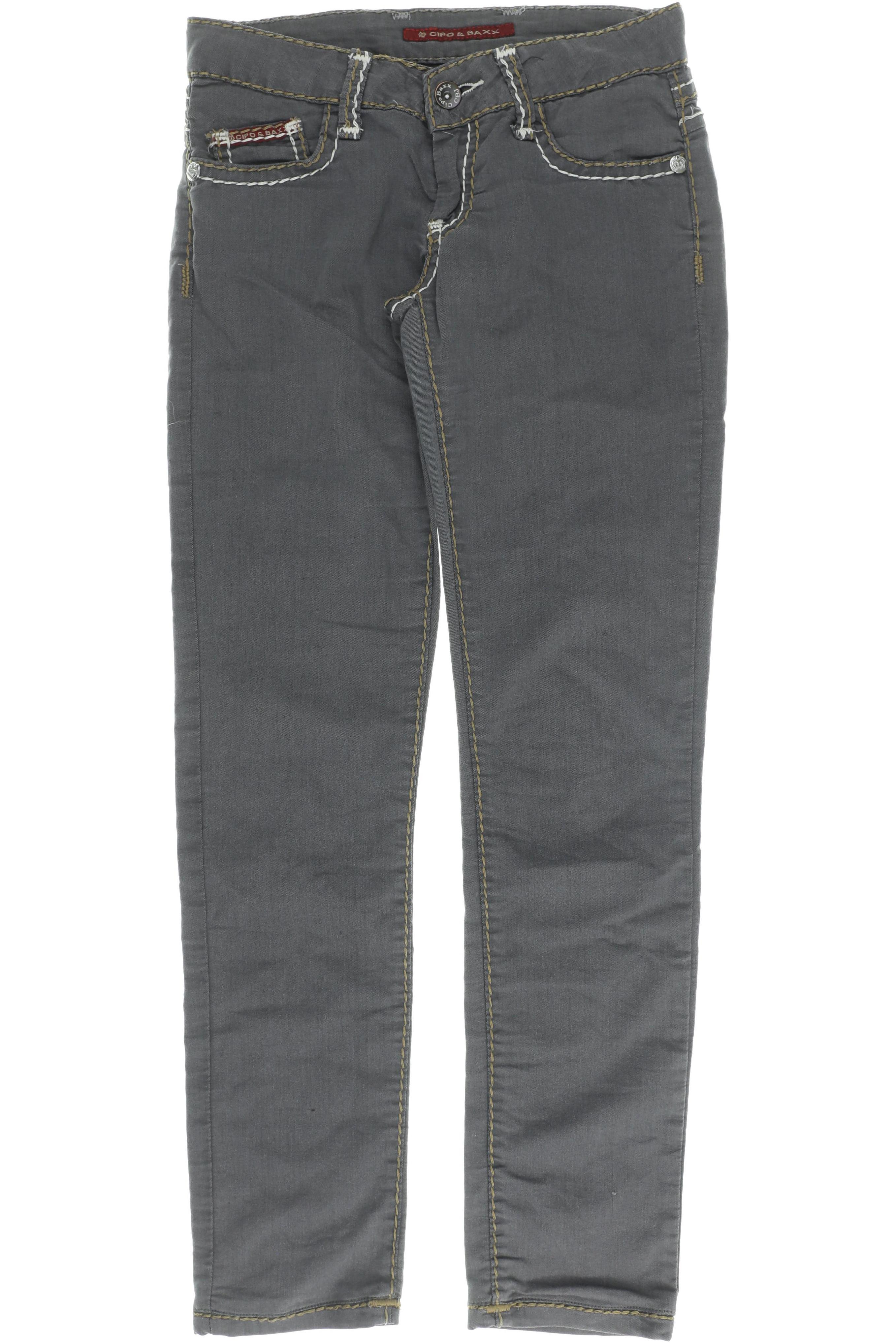 

Cipo & Baxx Damen Jeans, grau, Gr. 28