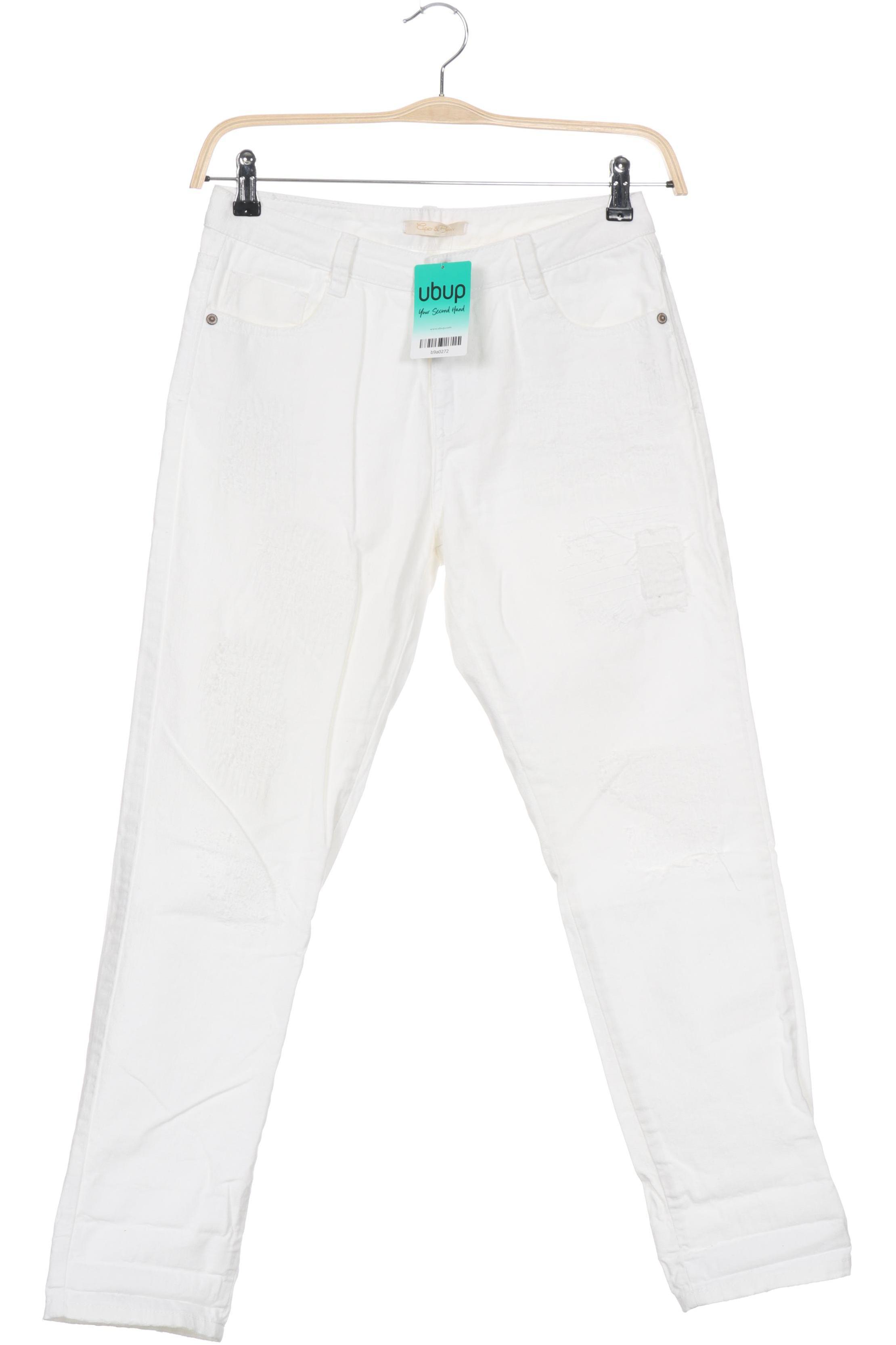 

Cipo & Baxx Damen Jeans, weiß, Gr. 26