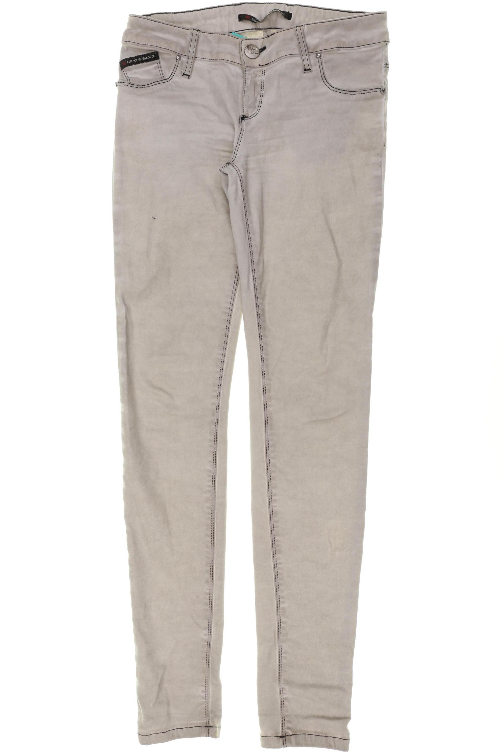 

Cipo & Baxx Damen Jeans, beige, Gr. 30
