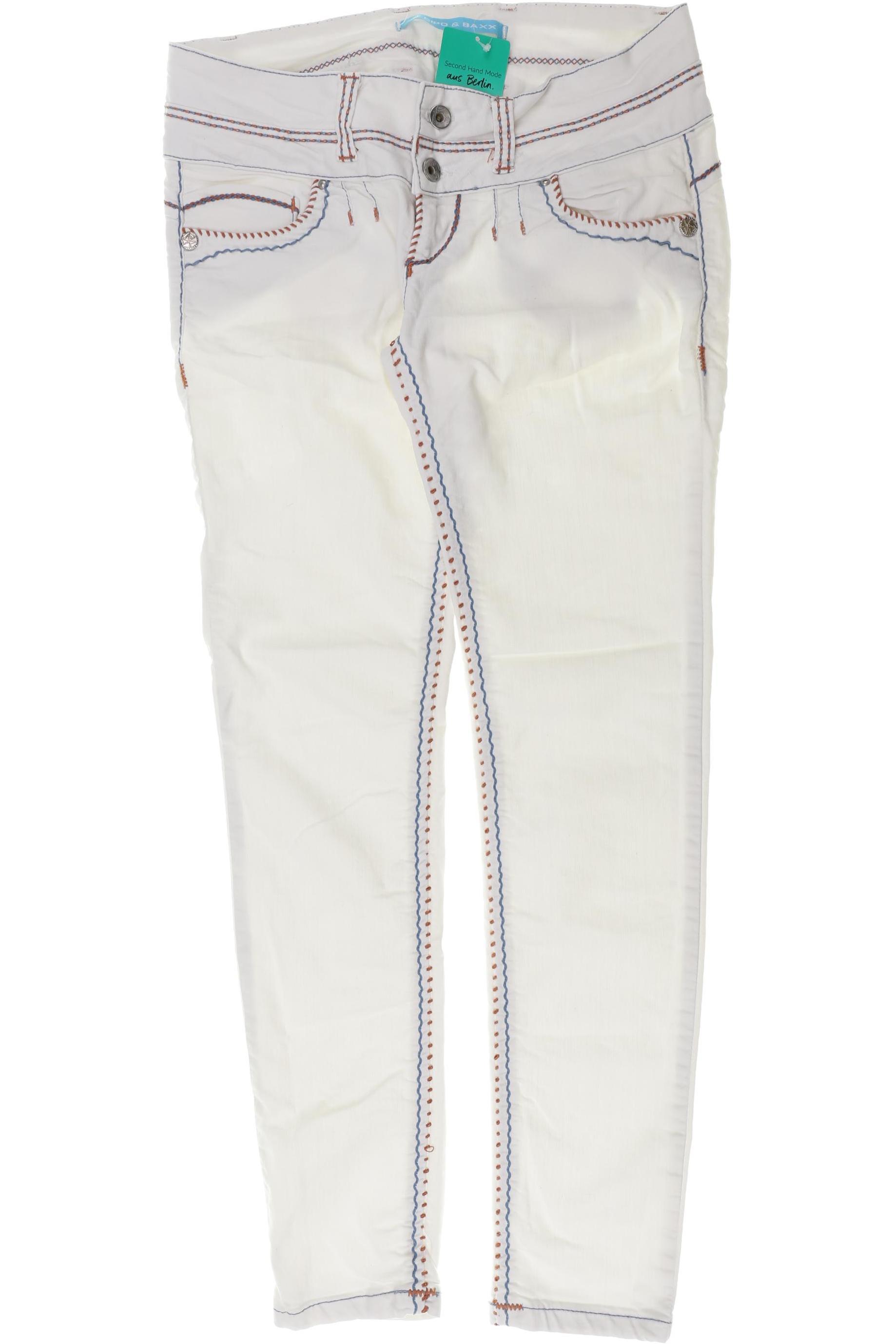 

Cipo & Baxx Damen Jeans, weiß, Gr. 30