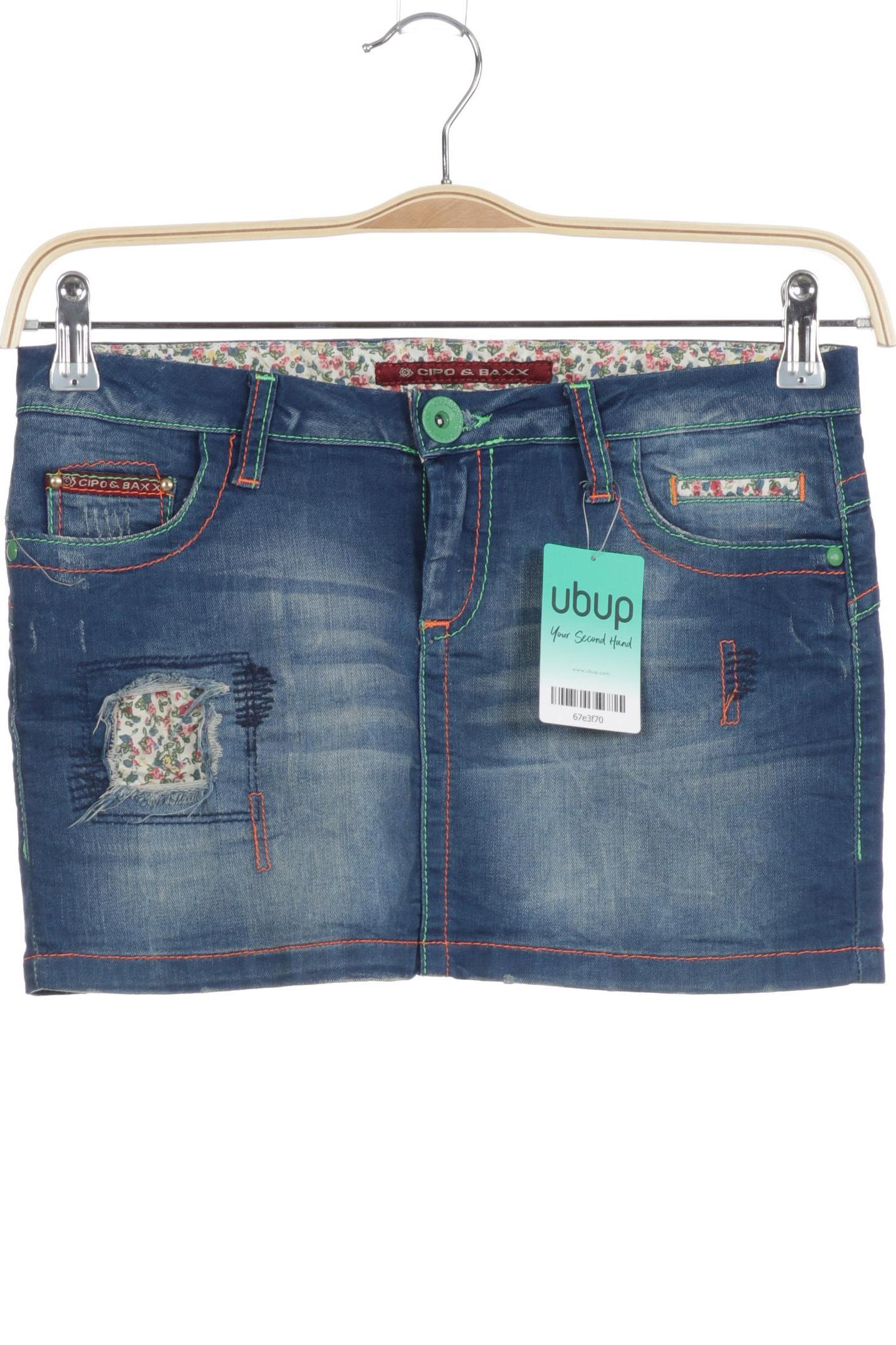 

Cipo & Baxx Damen Rock, blau, Gr.