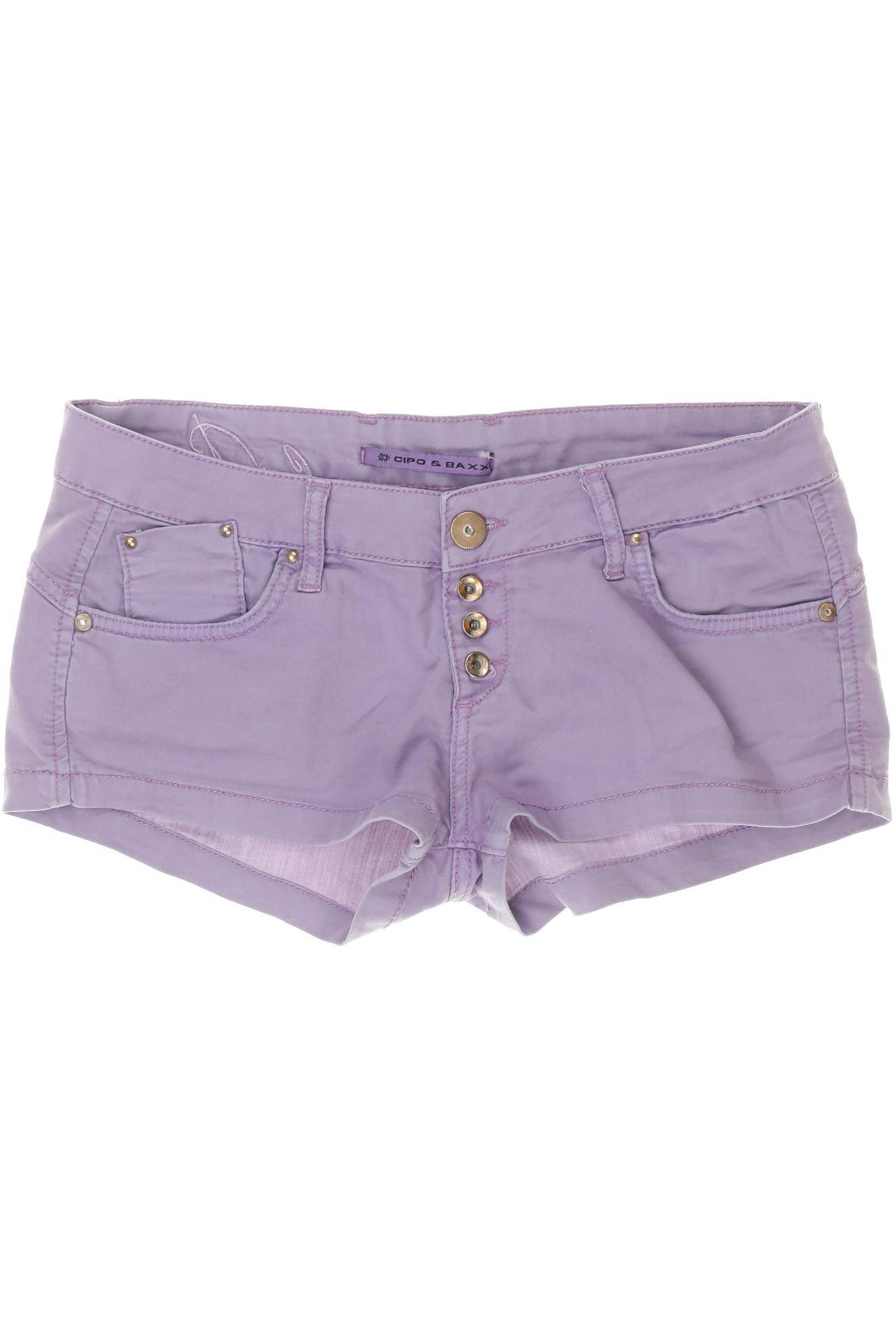 

Cipo & Baxx Damen Shorts, lila, Gr. 32
