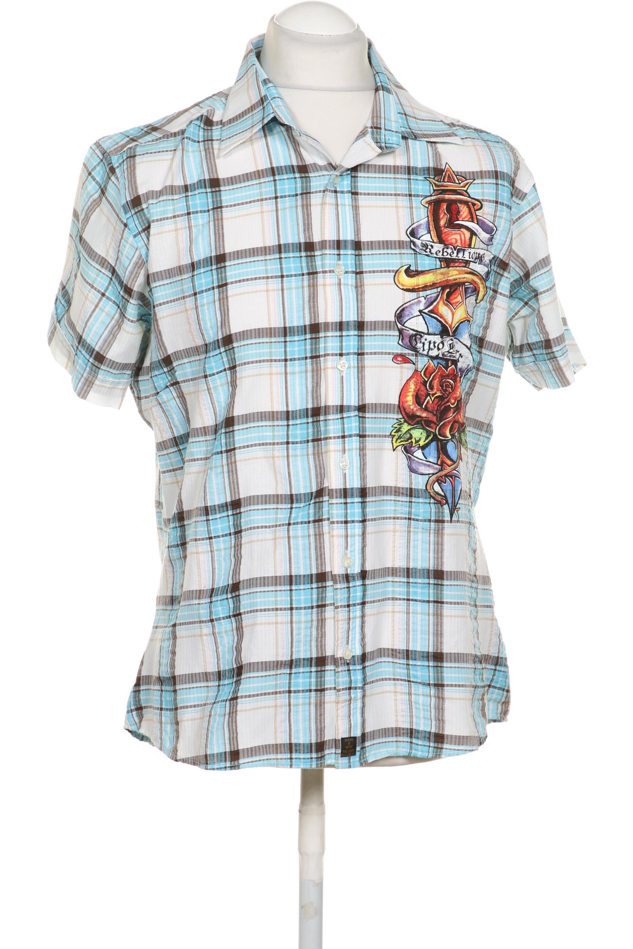 

Cipo & Baxx Herren Hemd, blau, Gr.