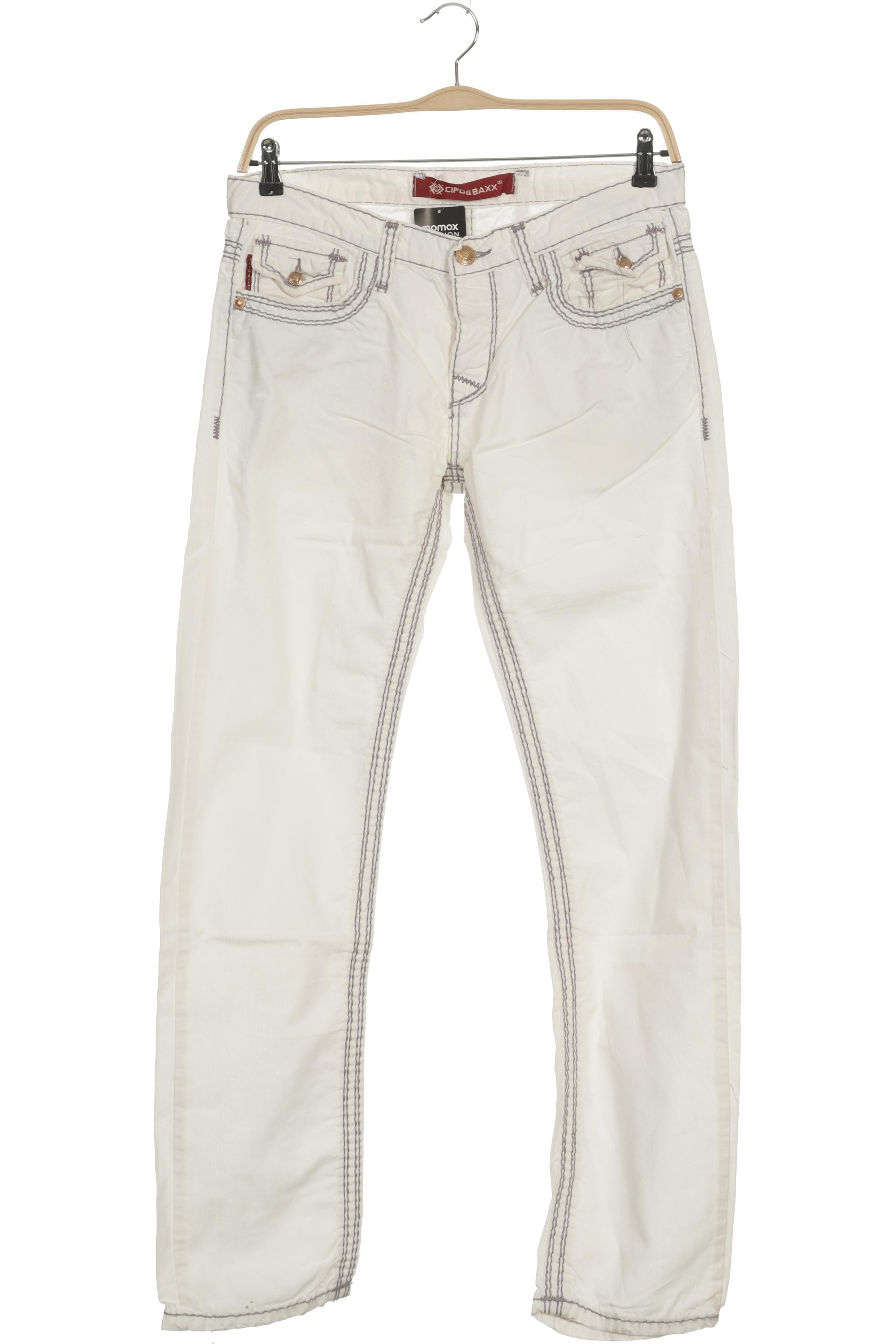 Thumbnail - Cipo &amp; Baxx Herren Jeans, weiß, Gr. 32