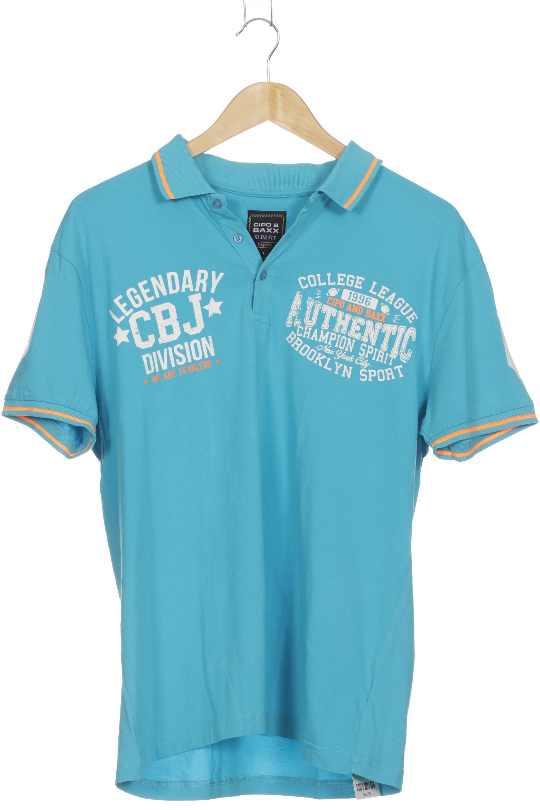 Thumbnail - Cipo &amp; Baxx Herren Poloshirt, blau, Gr.