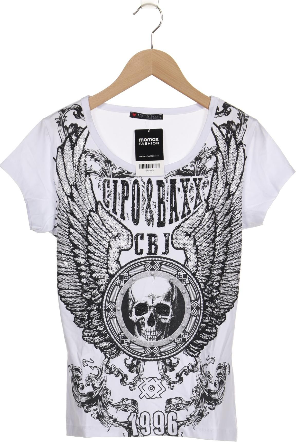 

Cipo & Baxx Damen T-Shirt, weiß, Gr. 36