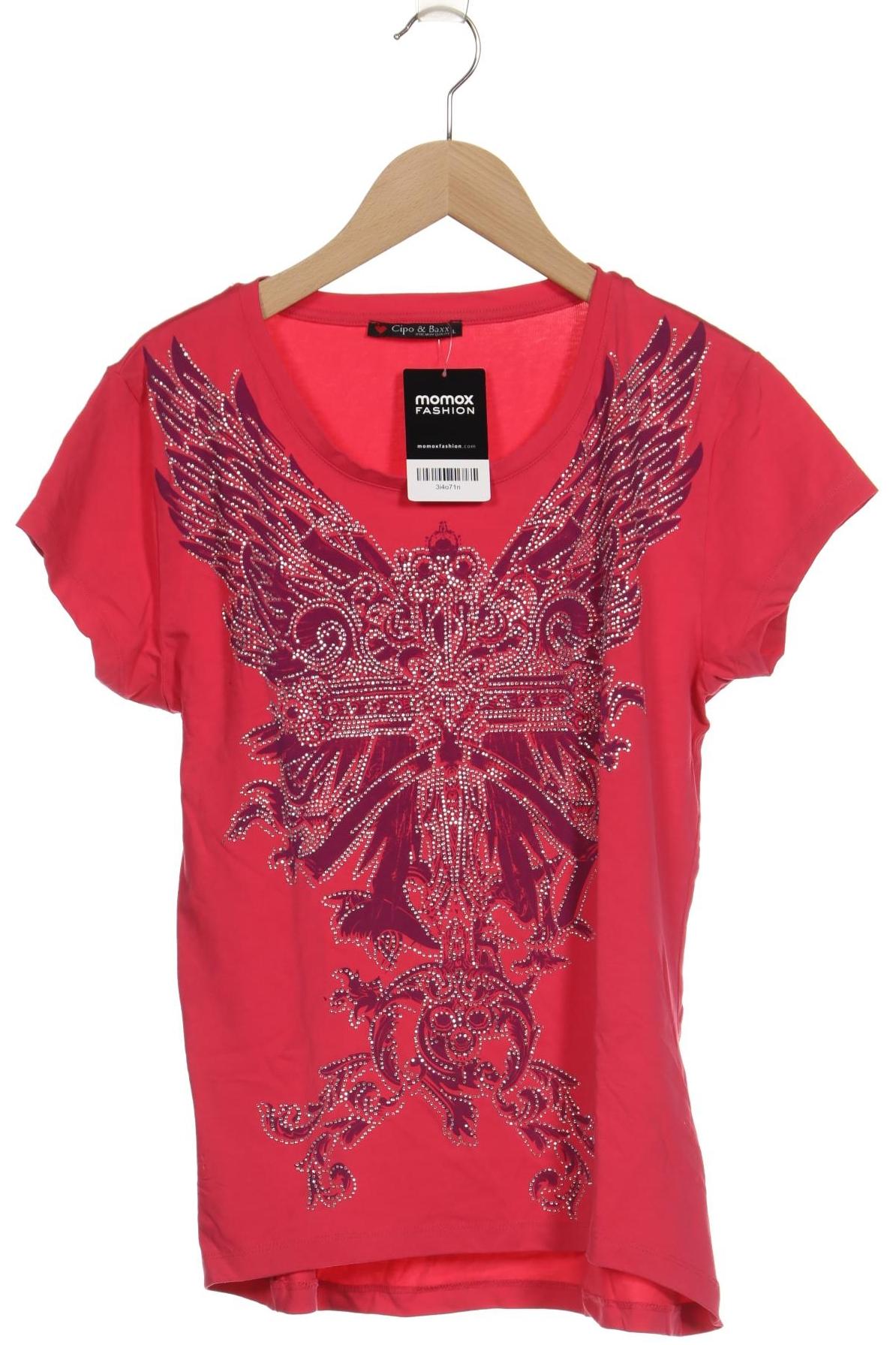 

Cipo & Baxx Damen T-Shirt, pink, Gr. 42