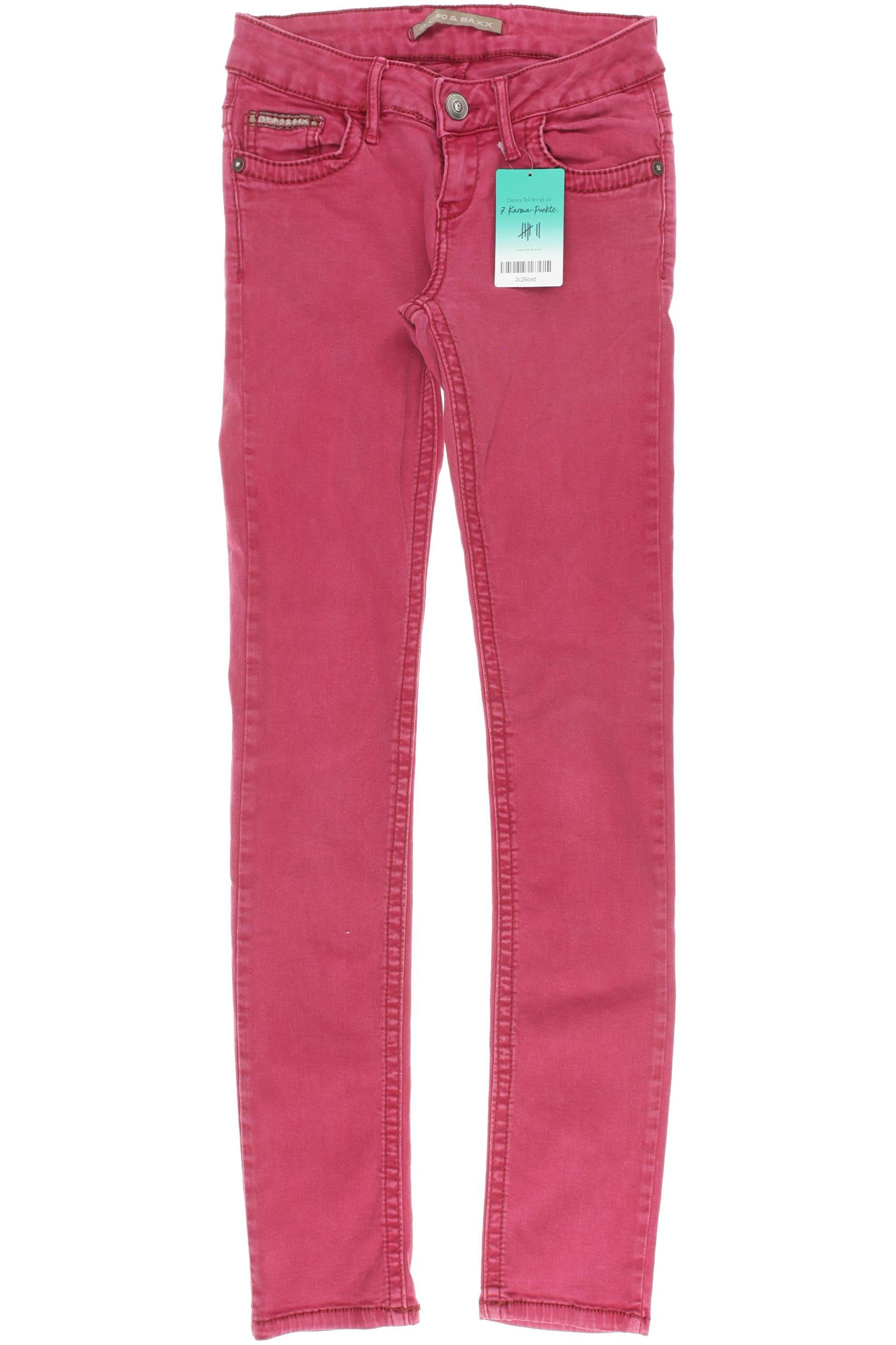 

Cipo & Baxx Damen Jeans, rot, Gr. 25