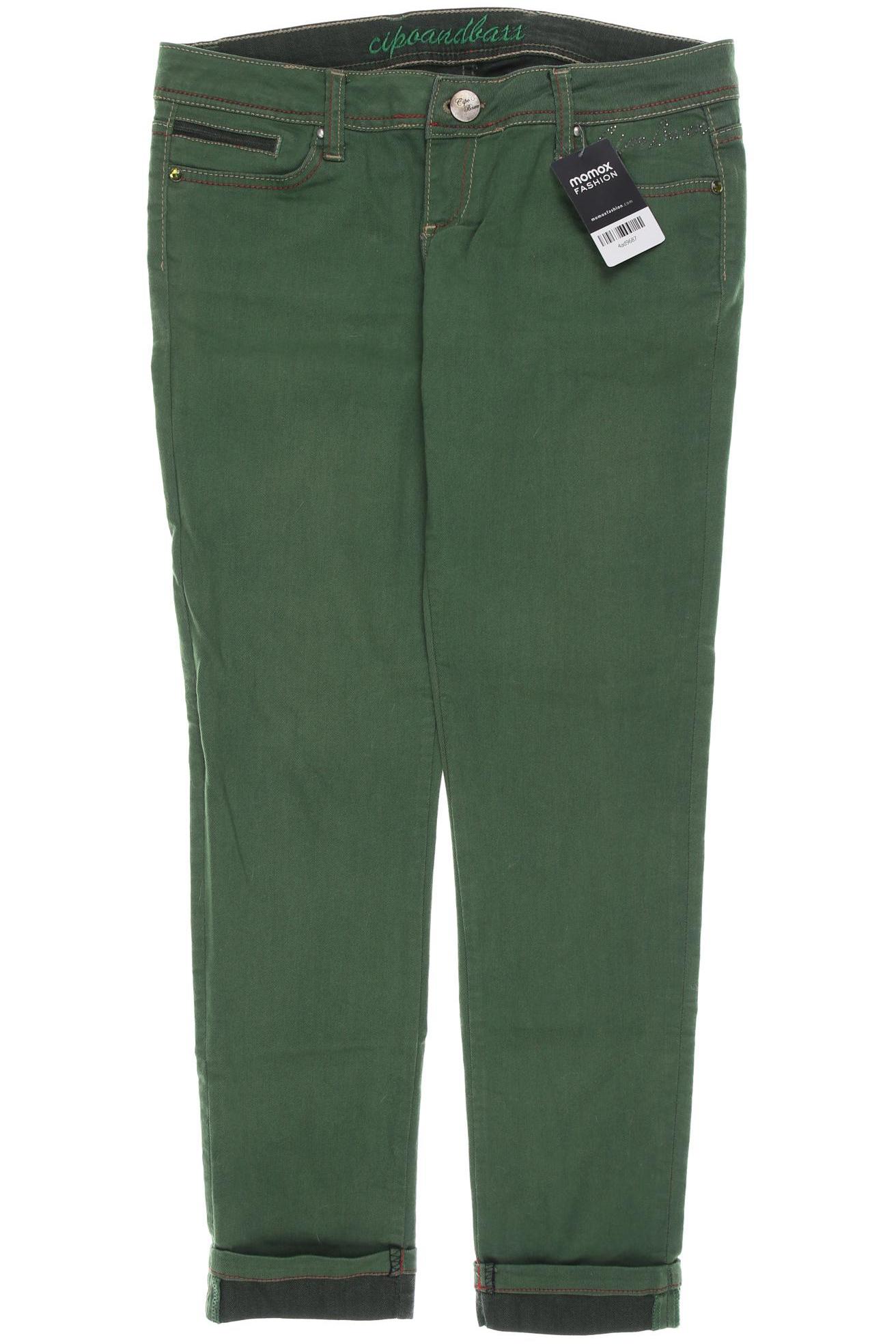 

Cipo & Baxx Damen Jeans, grün, Gr. 31