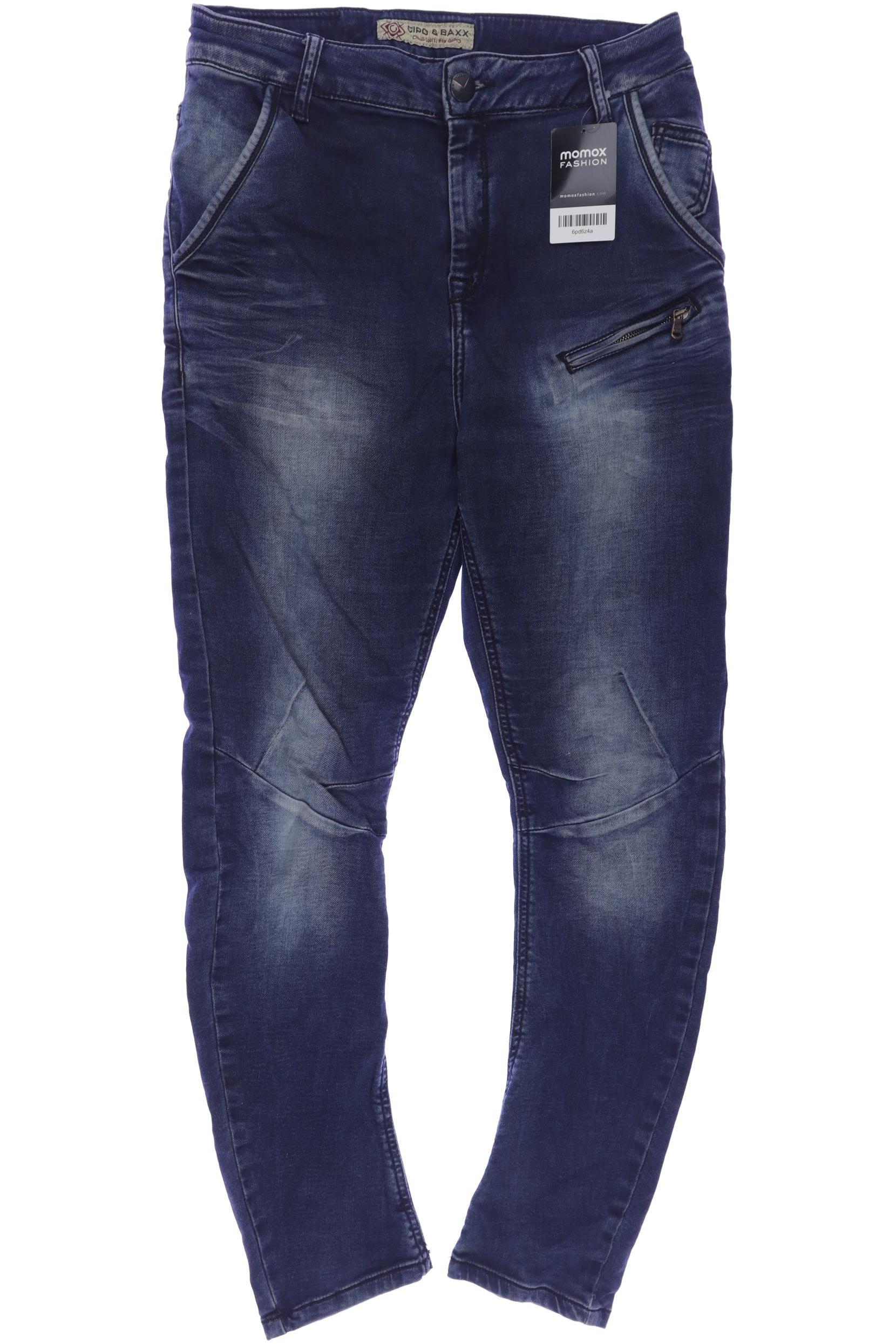 

Cipo & Baxx Damen Jeans, marineblau, Gr. 28