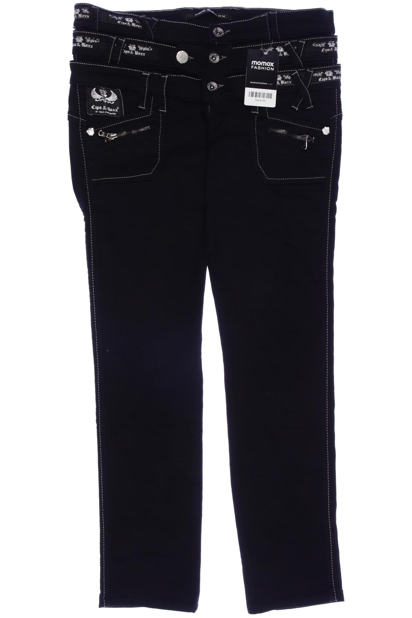 

Cipo & Baxx Damen Jeans, schwarz, Gr. 32