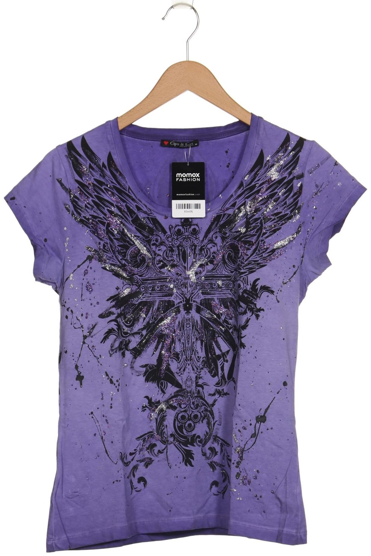 

Cipo & Baxx Damen T-Shirt, flieder, Gr. 38