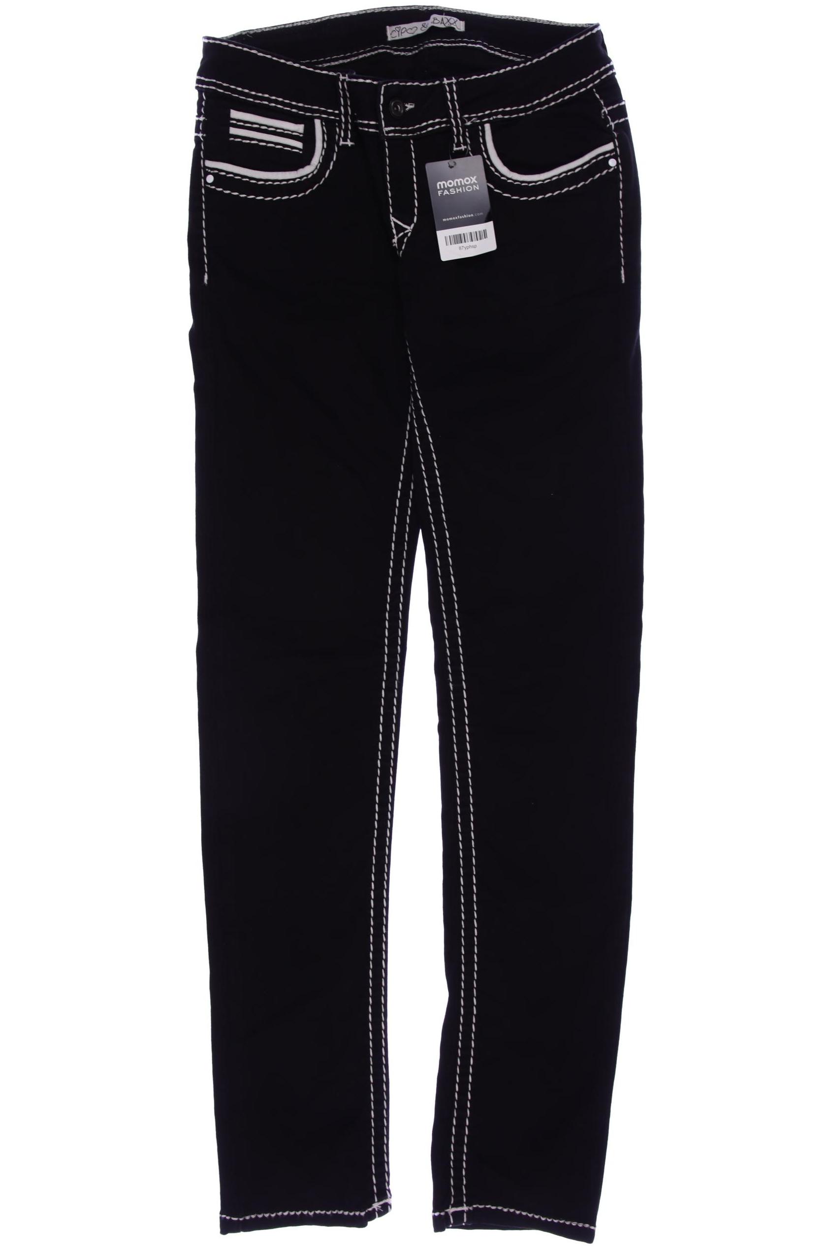 

Cipo & Baxx Damen Jeans, schwarz