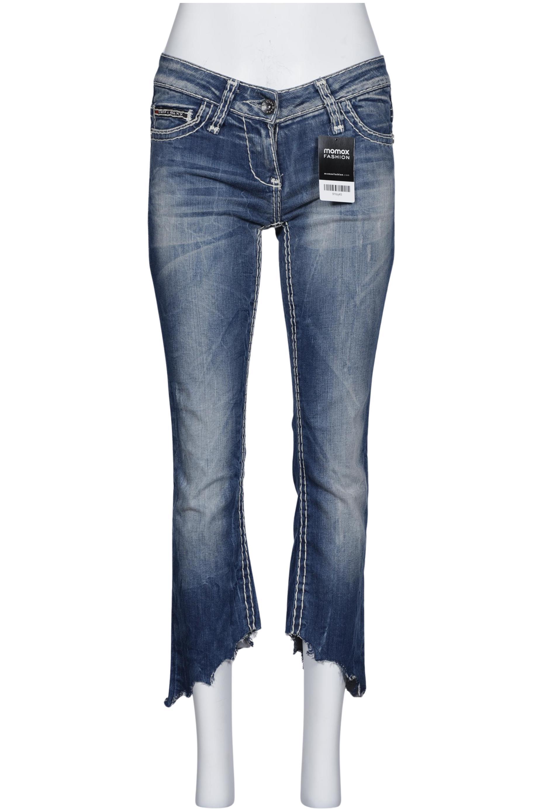

Cipo & Baxx Damen Jeans, blau, Gr. 27