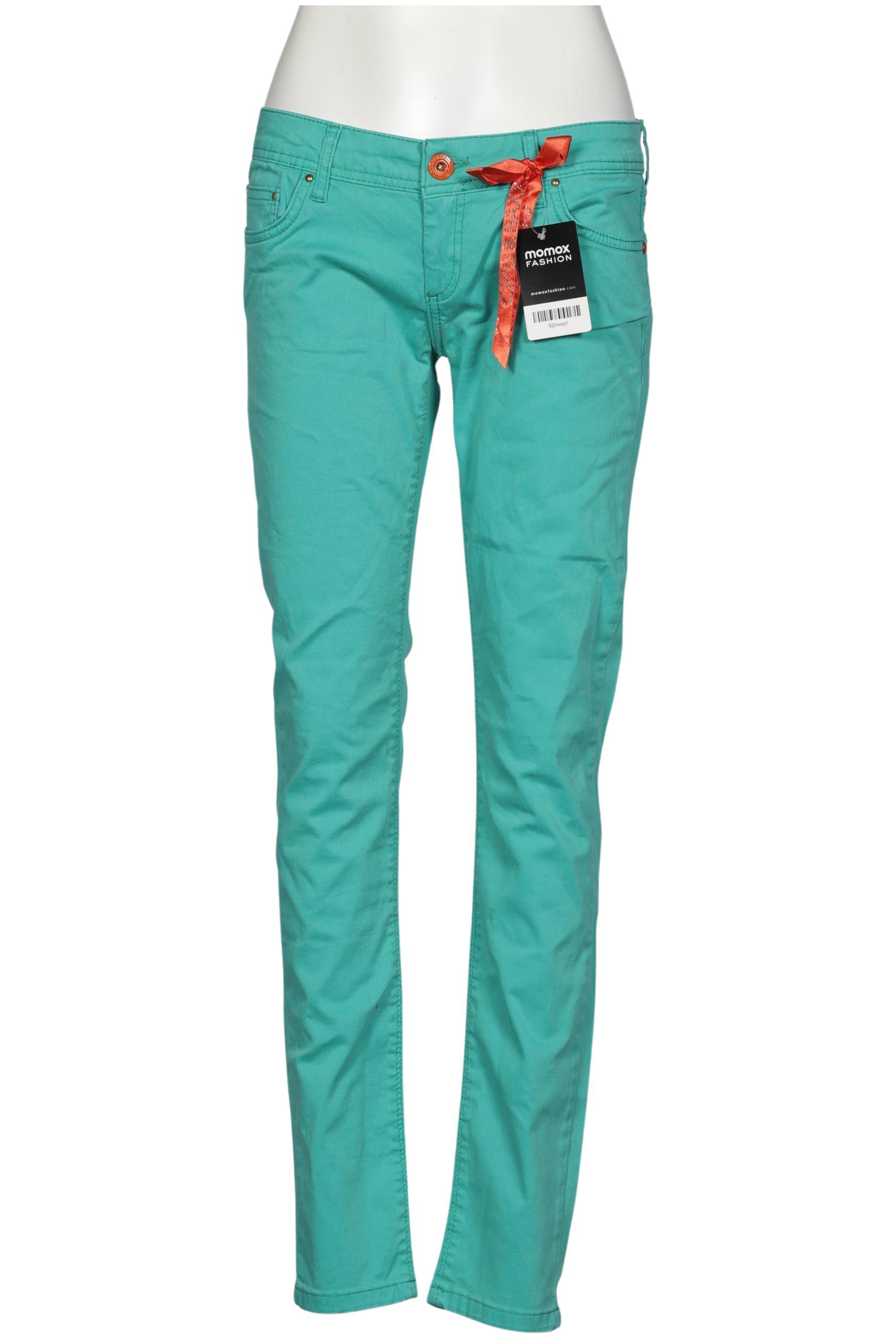 

Cipo & Baxx Damen Jeans, türkis, Gr. 30