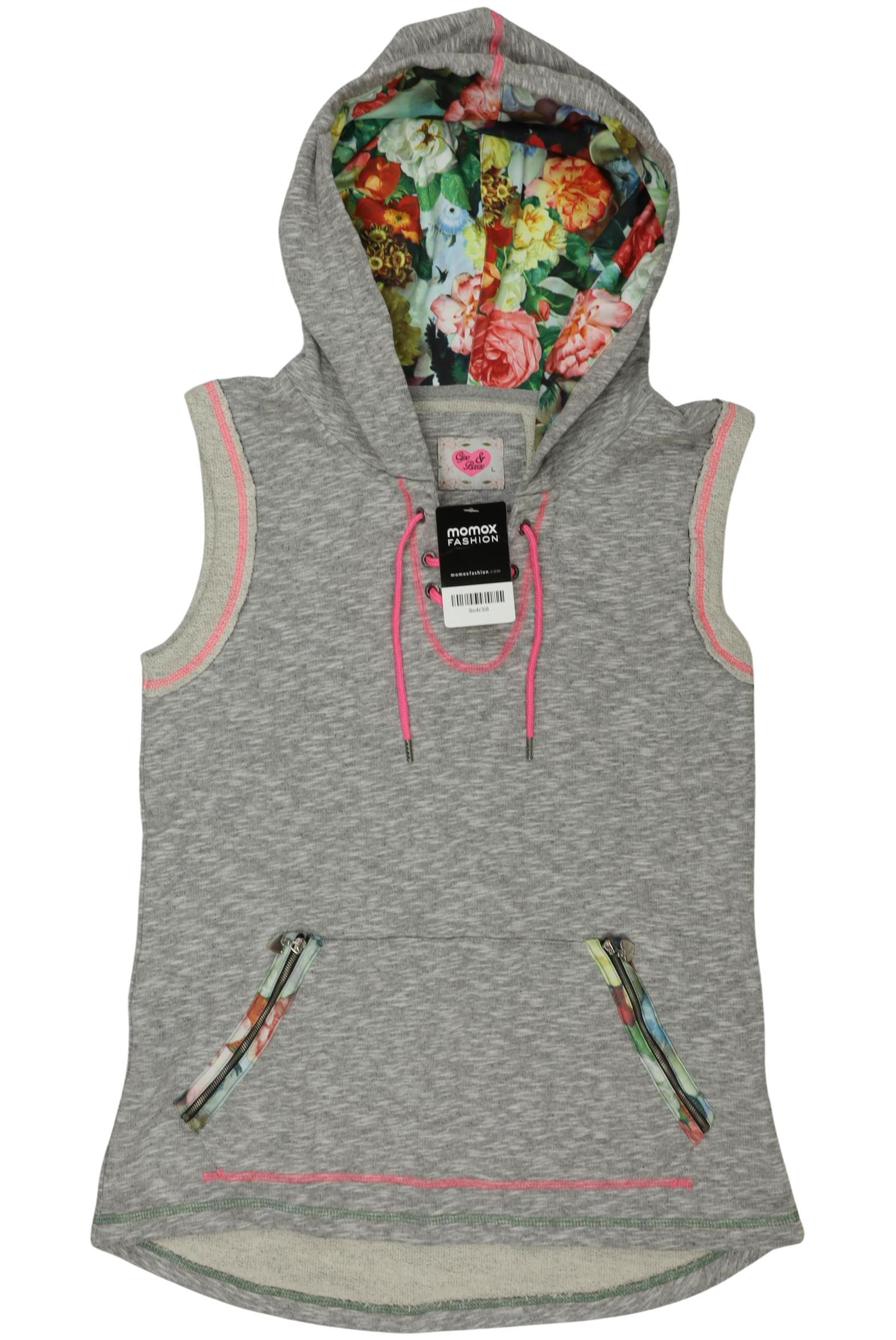 

Cipo & Baxx Damen Kapuzenpullover, grau, Gr. 42