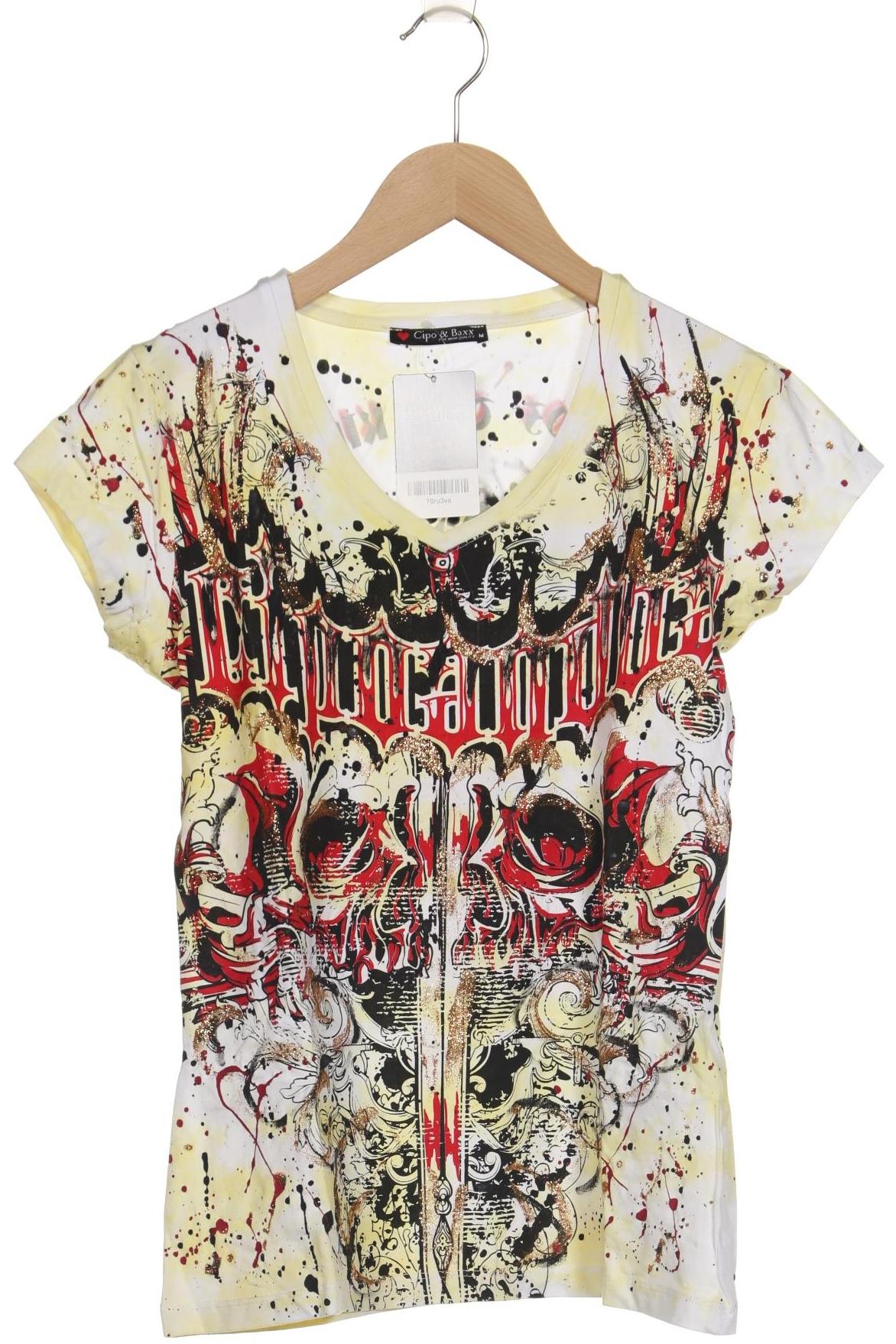 

Cipo & Baxx Damen T-Shirt, mehrfarbig, Gr. 38