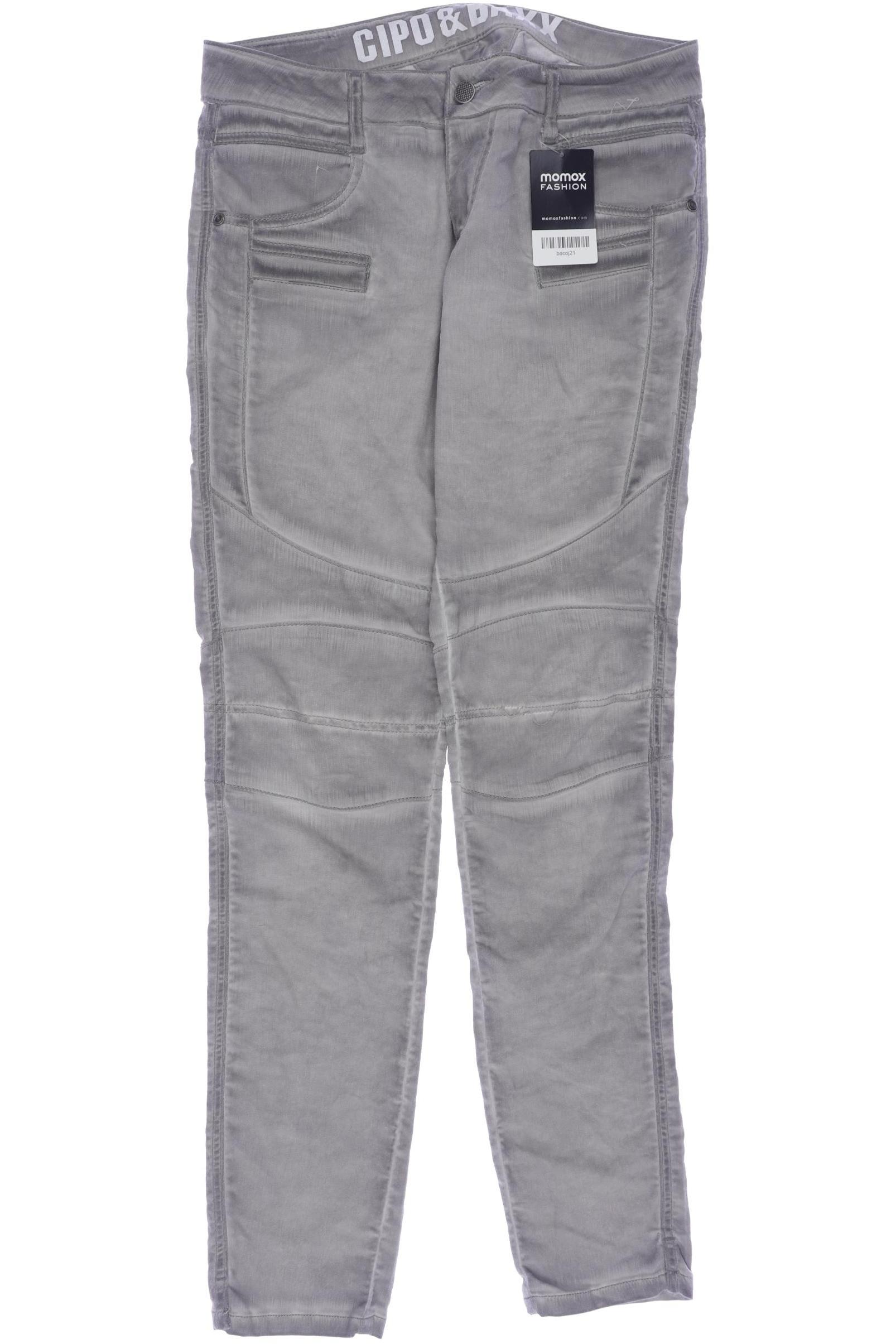

Cipo & Baxx Damen Jeans, grau, Gr. 30
