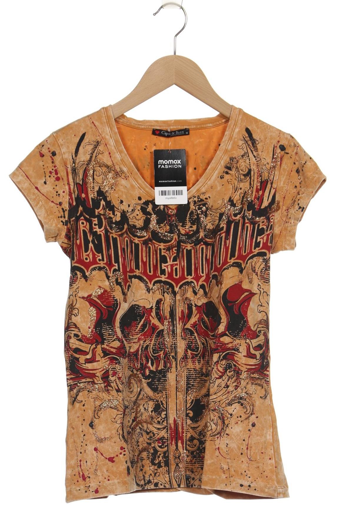 

Cipo & Baxx Damen T-Shirt, orange, Gr. 36