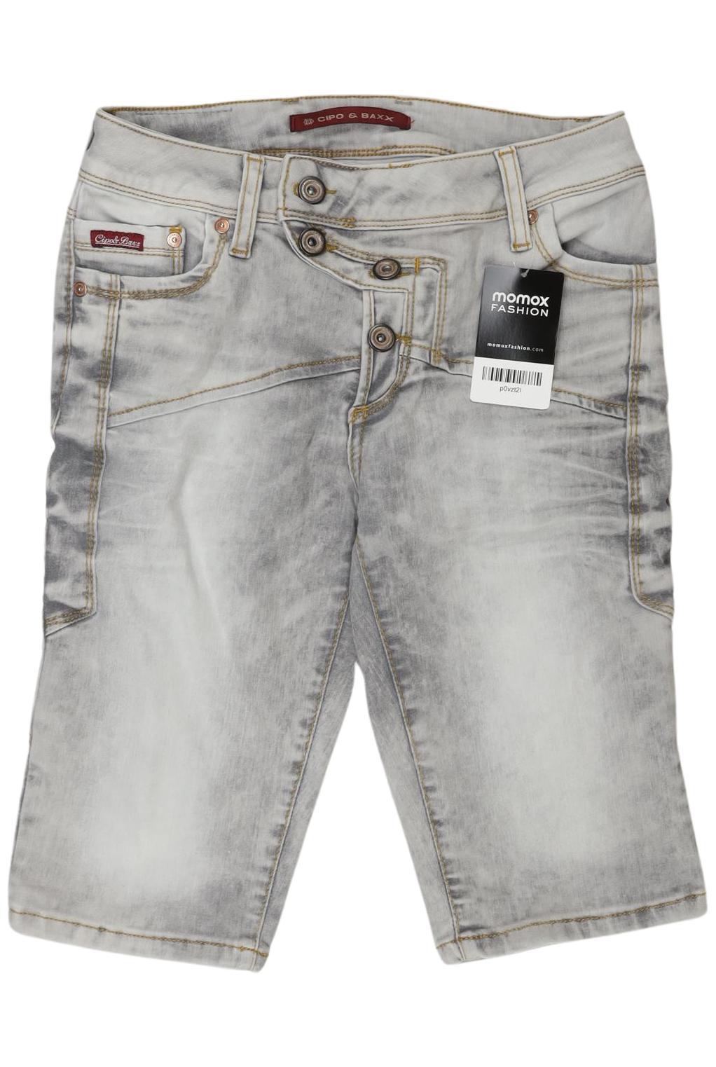 

Cipo & Baxx Damen Shorts, grau, Gr. 30