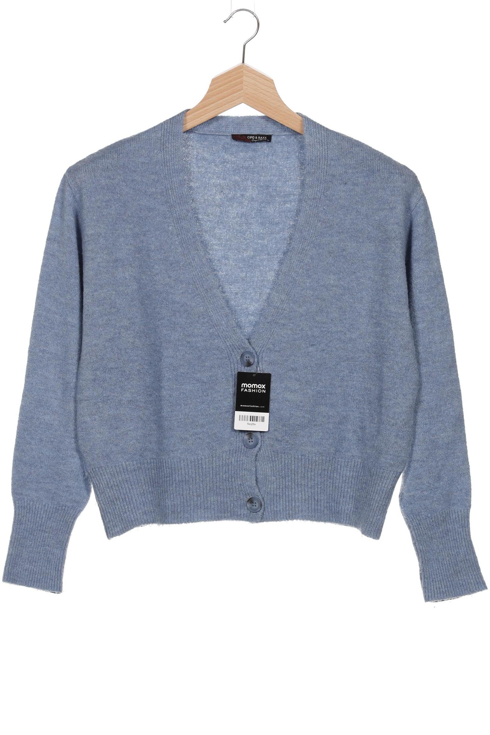 

Cipo & Baxx Damen Strickjacke, blau, Gr. 42