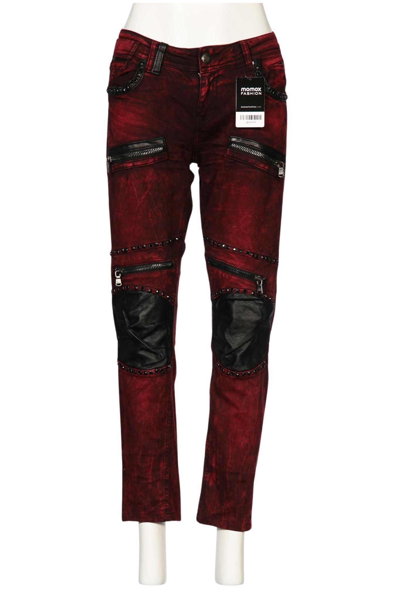 

Cipo & Baxx Damen Jeans, rot, Gr. 28