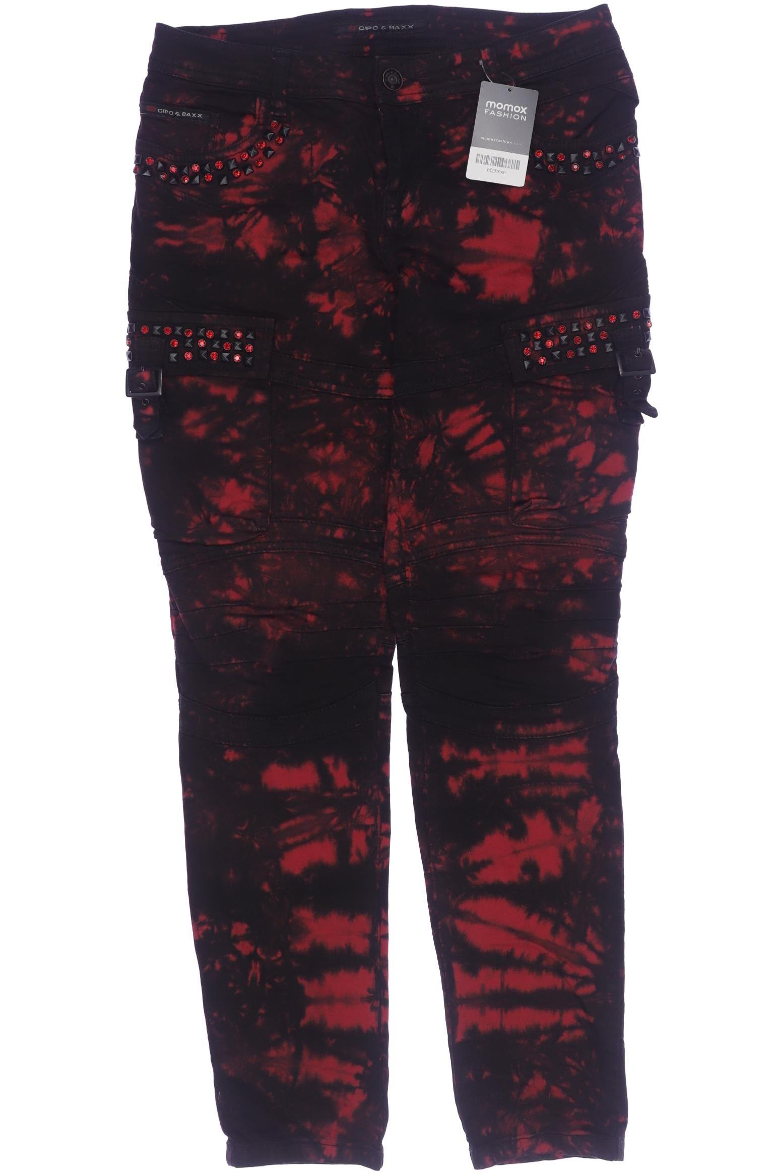 

Cipo & Baxx Damen Jeans, schwarz, Gr. 30