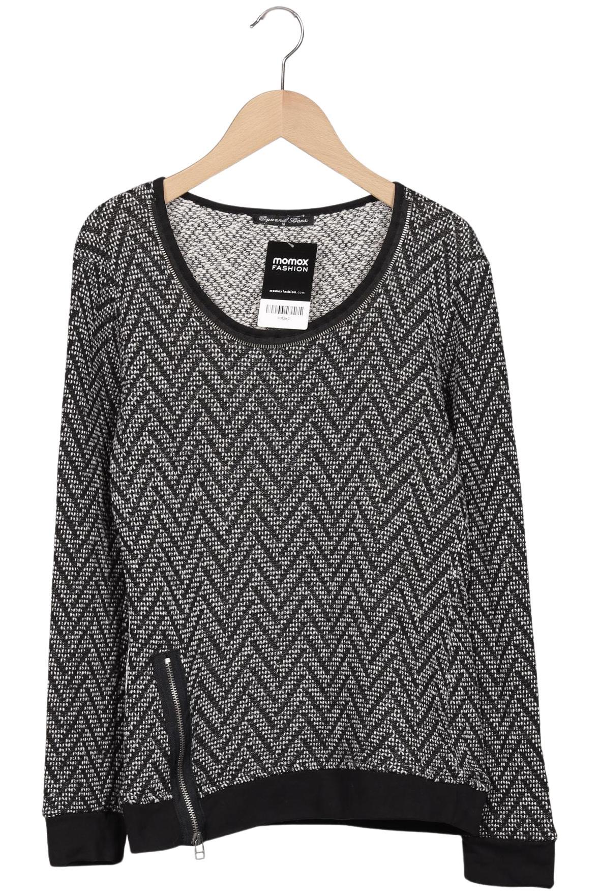 

Cipo & Baxx Damen Pullover, grau, Gr. 38