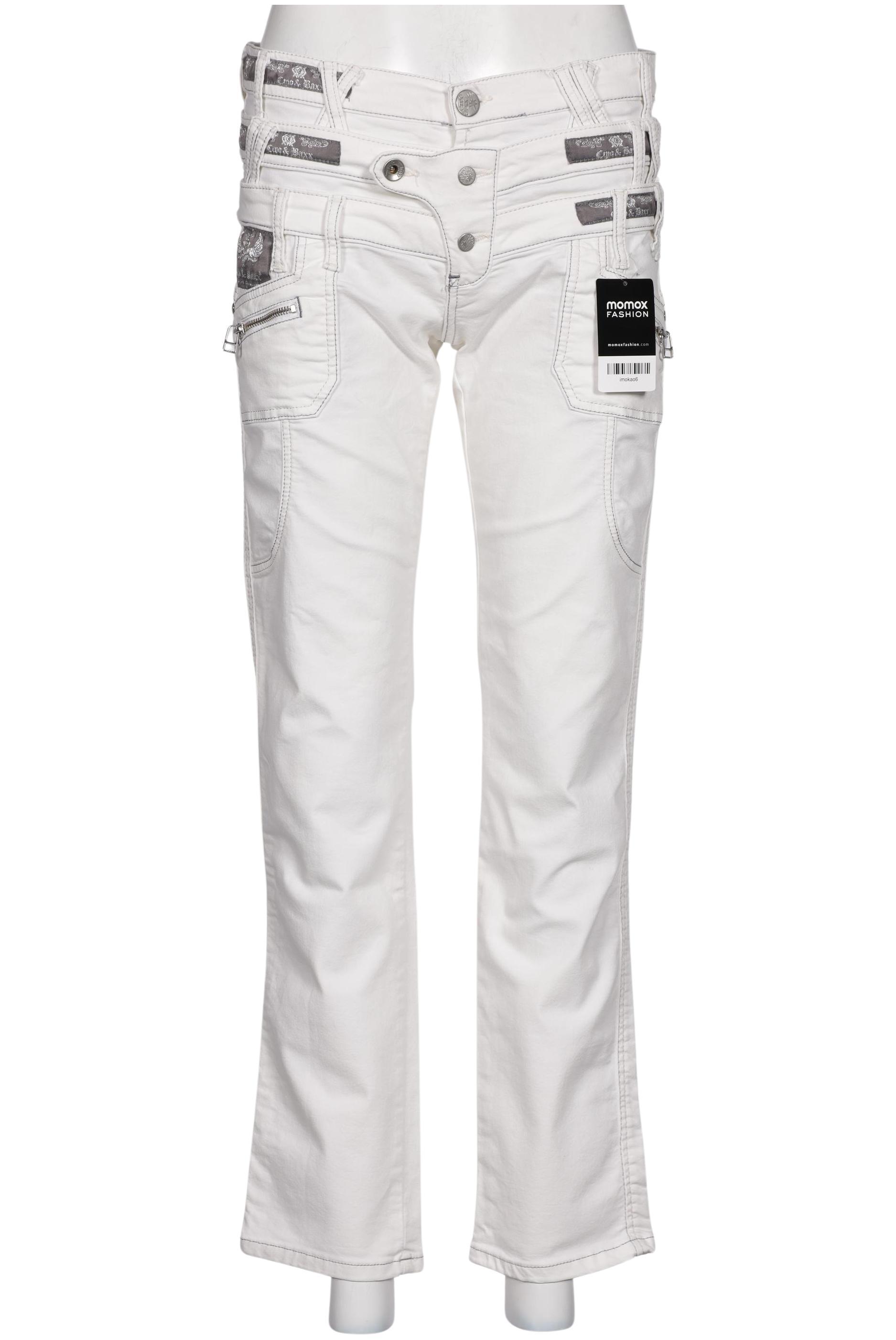 

Cipo & Baxx Damen Jeans, weiß, Gr. 29