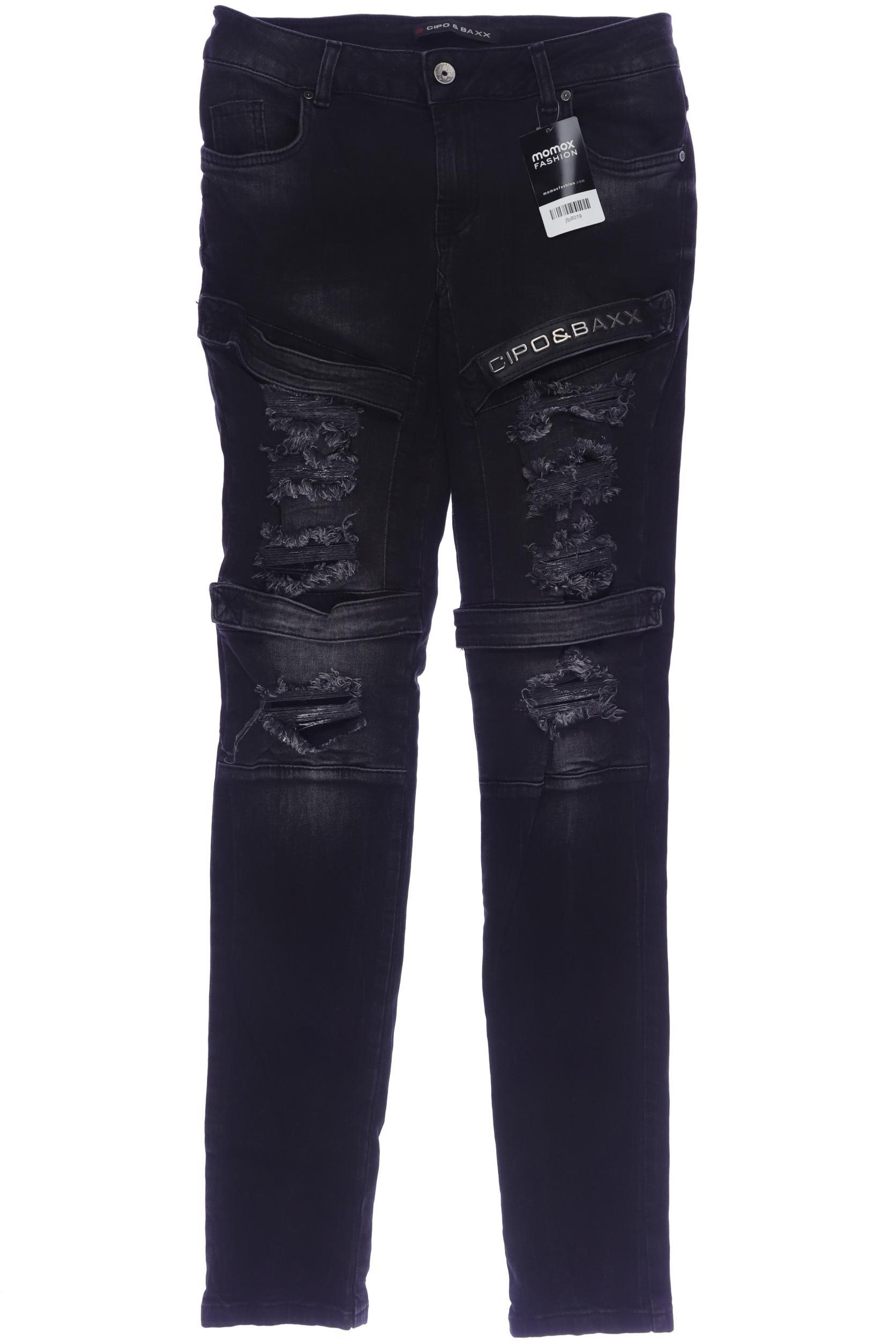 

Cipo & Baxx Damen Jeans, schwarz, Gr. 29