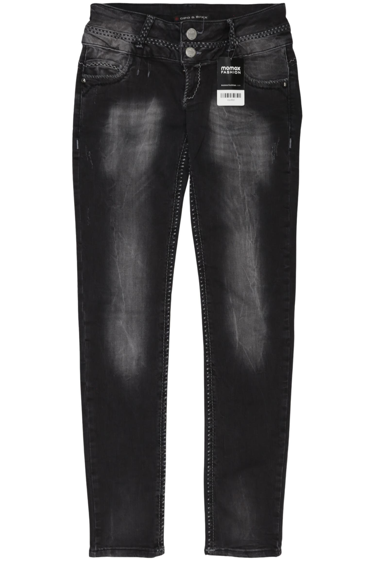

Cipo & Baxx Damen Jeans, schwarz, Gr. 29