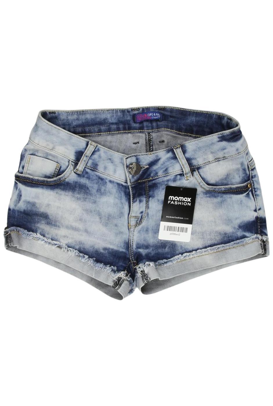 

Cipo & Baxx Damen Shorts, blau, Gr. 26