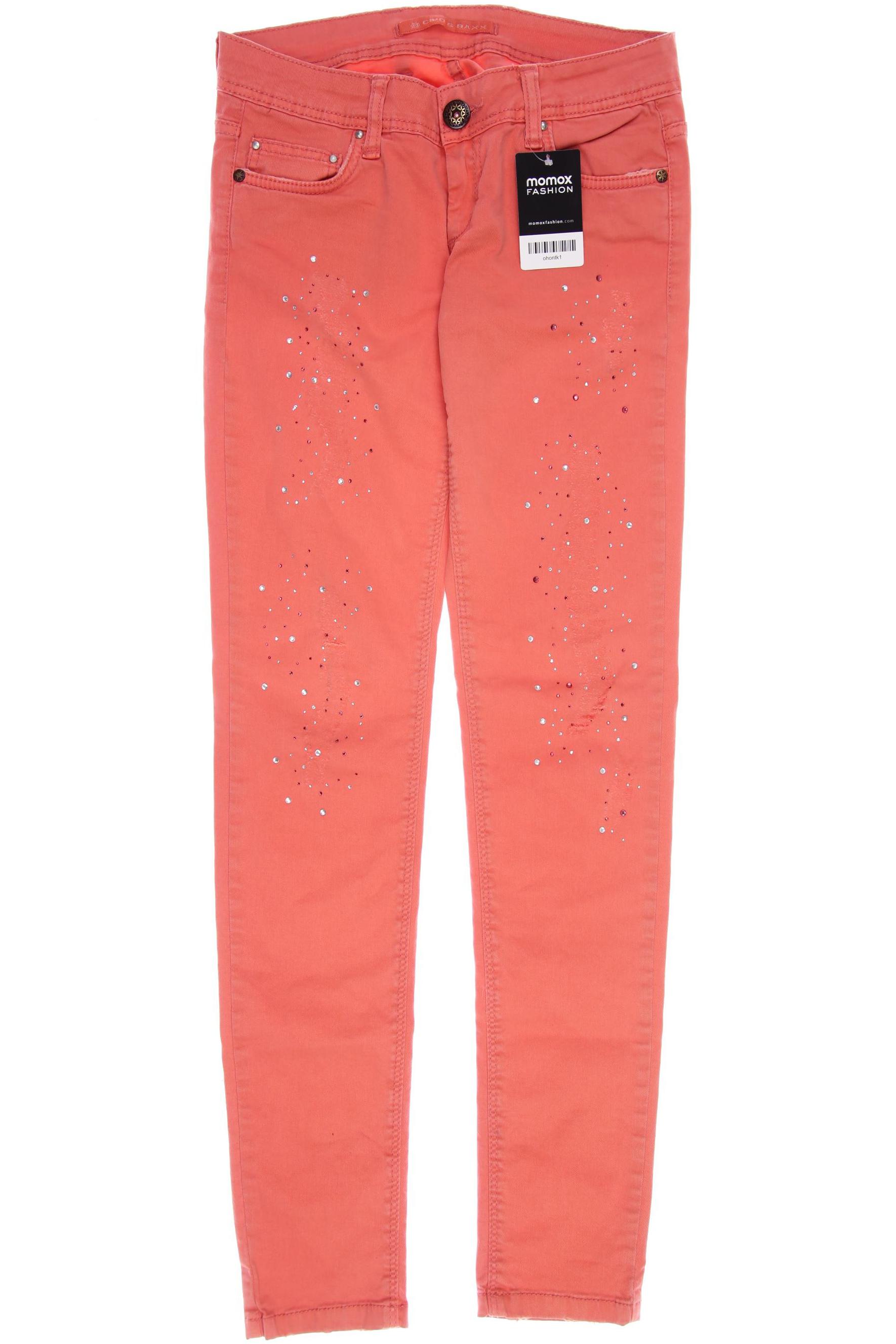 

Cipo & Baxx Damen Jeans, pink, Gr. 27