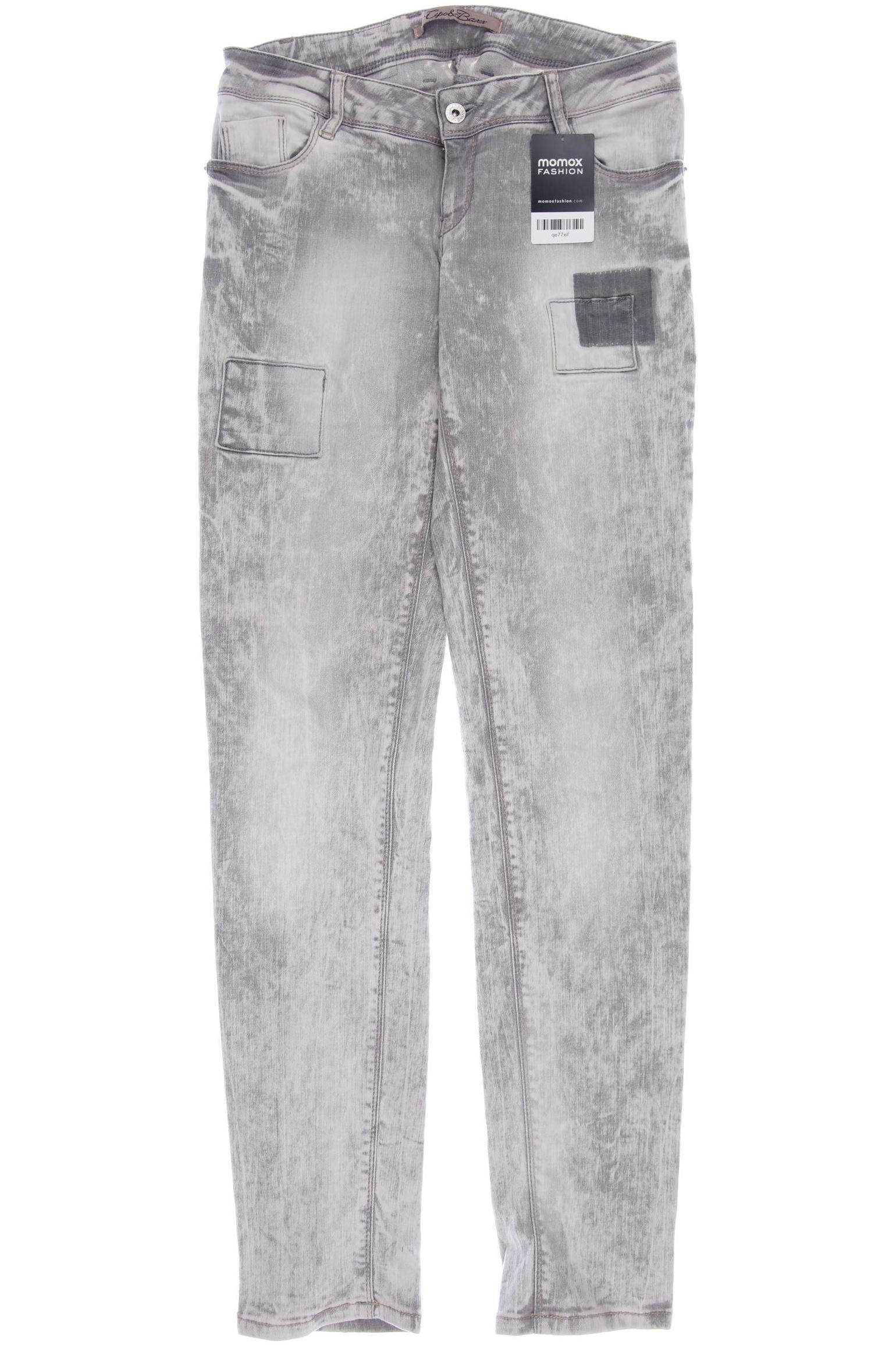 

Cipo & Baxx Damen Jeans, grau