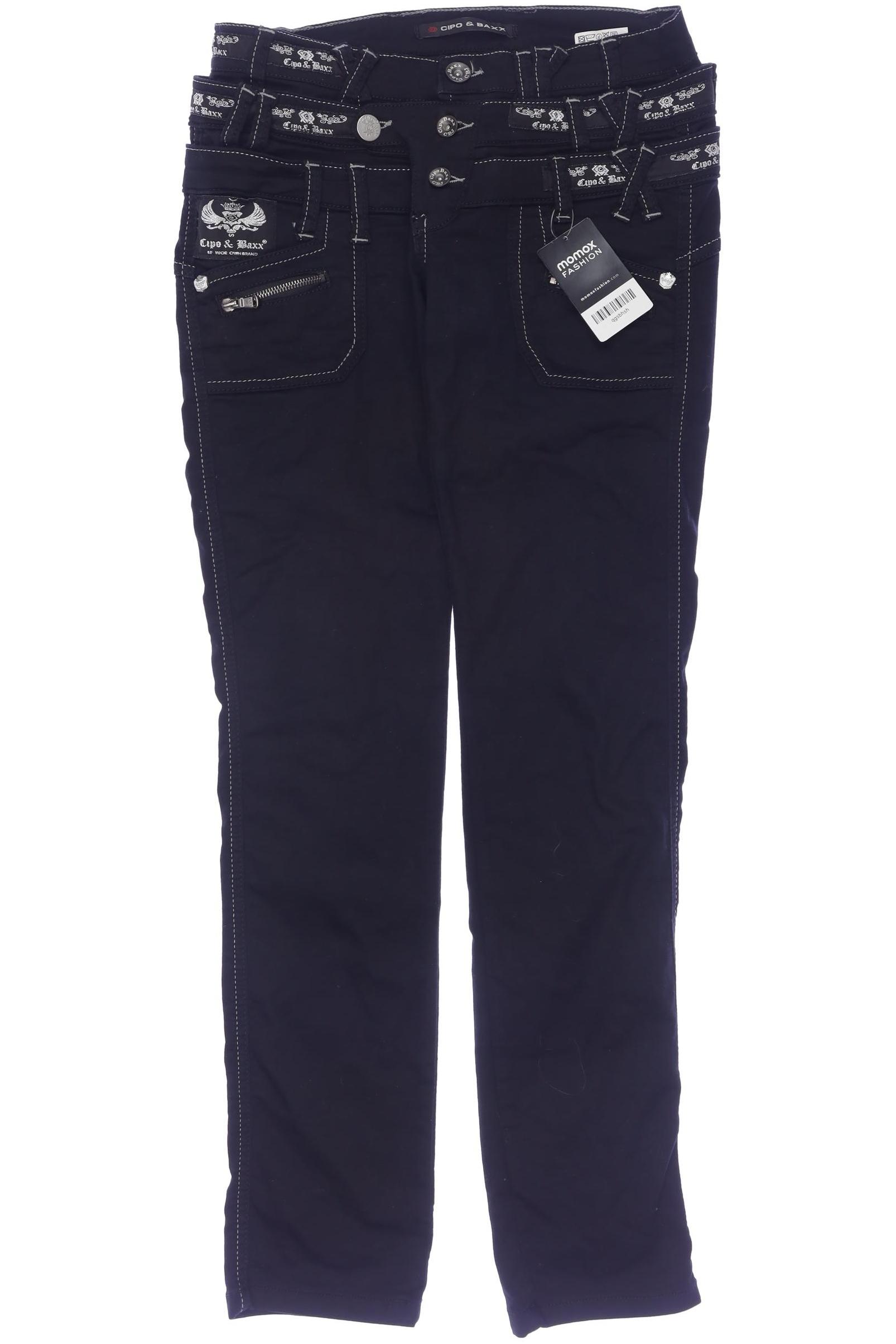 

Cipo & Baxx Damen Jeans, schwarz, Gr. 29