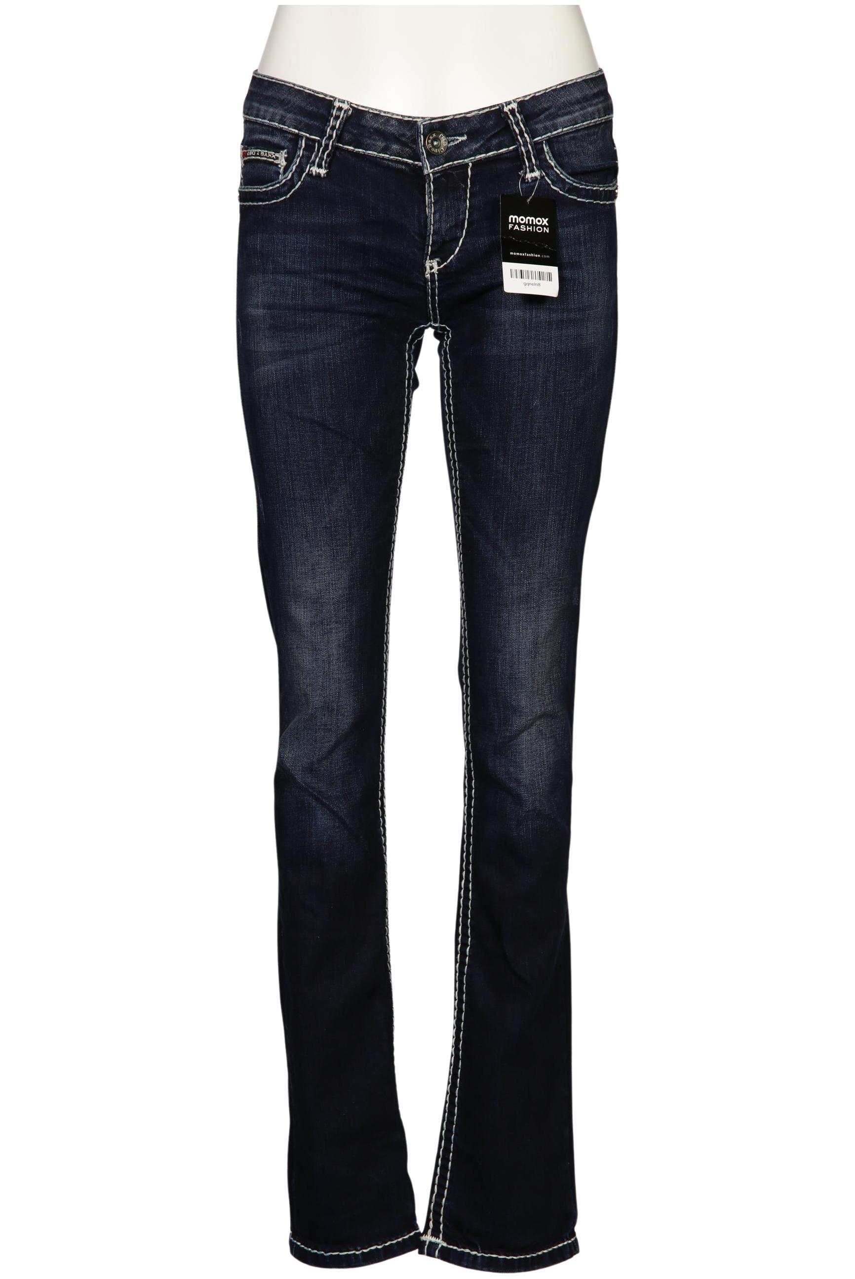 

Cipo & Baxx Damen Jeans, marineblau, Gr. 28