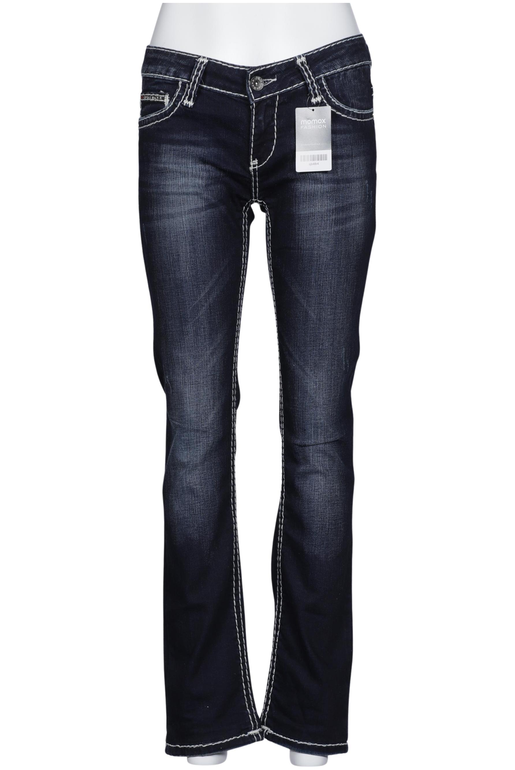 

Cipo & Baxx Damen Jeans, marineblau, Gr. 28