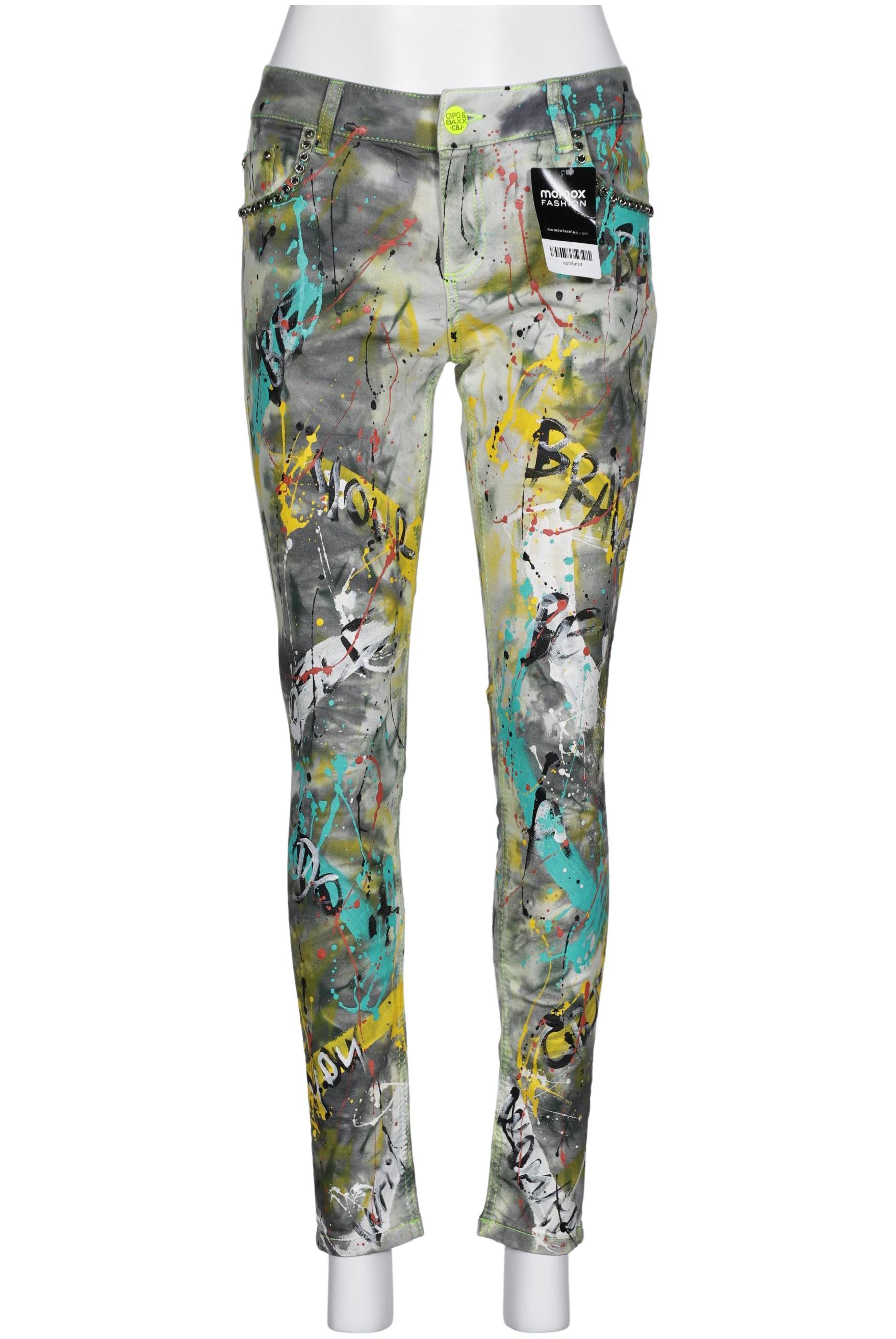 

Cipo & Baxx Damen Jeans, mehrfarbig, Gr. 27