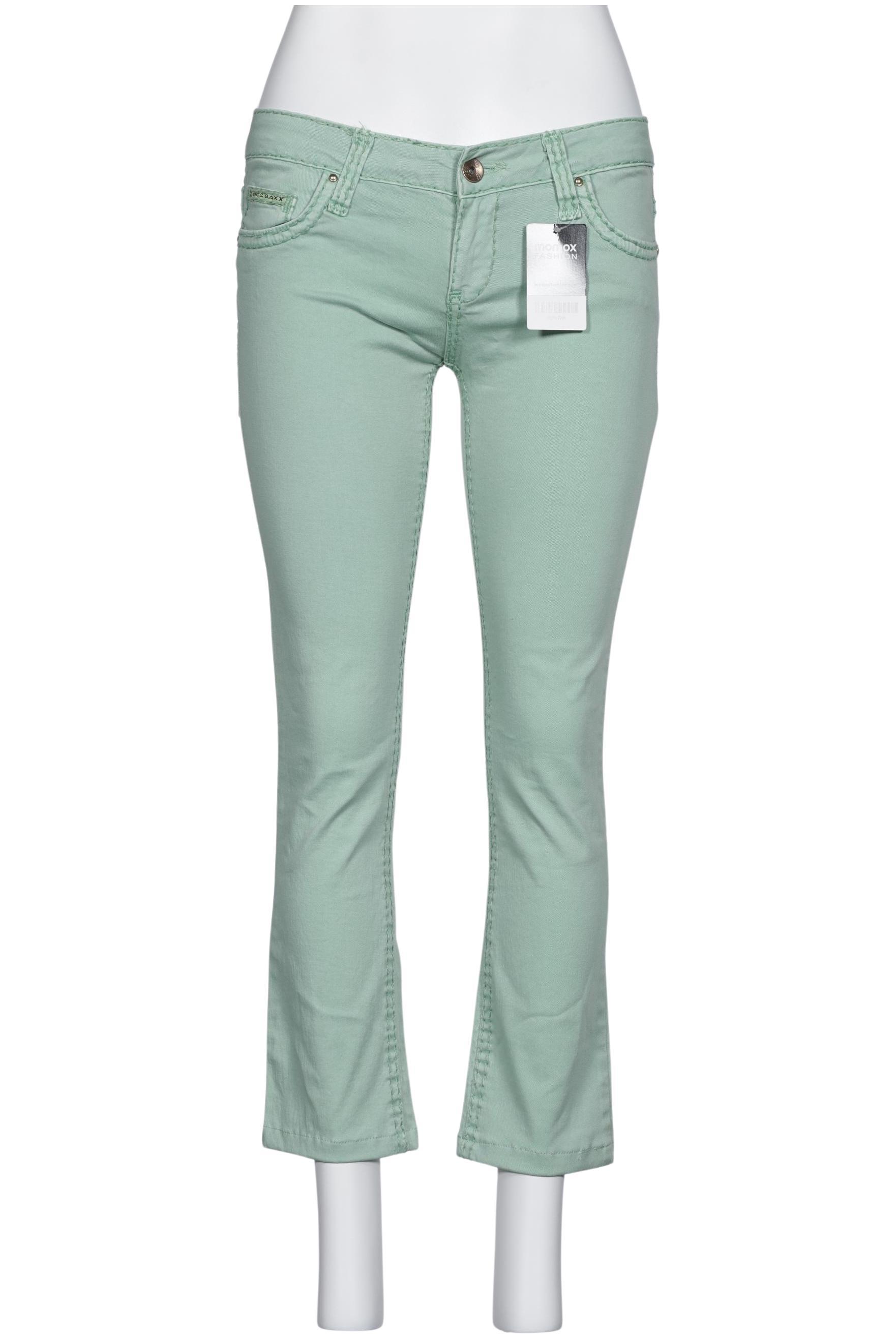 

Cipo & Baxx Damen Jeans, hellgrün, Gr. 31