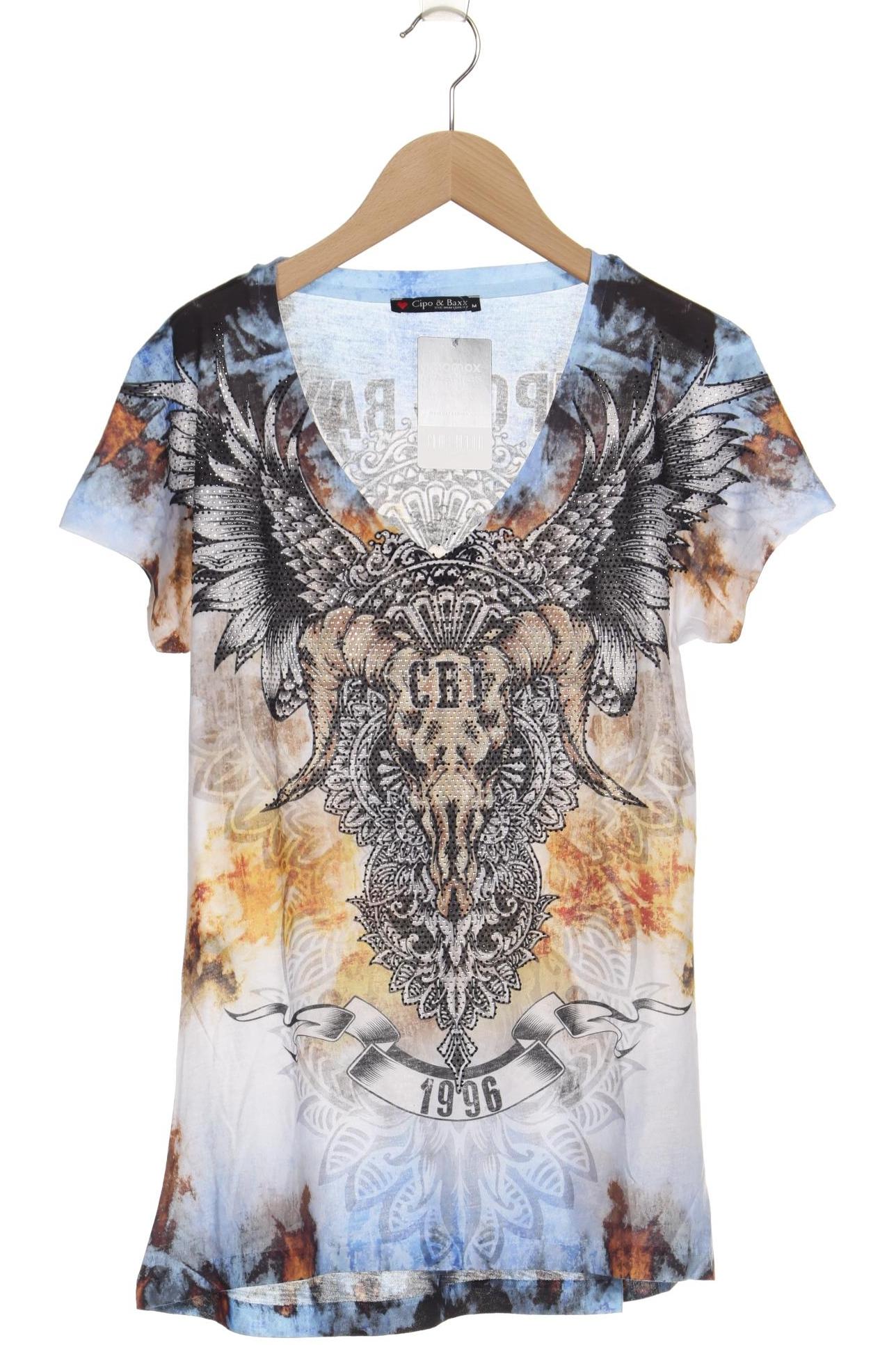 

Cipo & Baxx Damen T-Shirt, mehrfarbig, Gr. 38