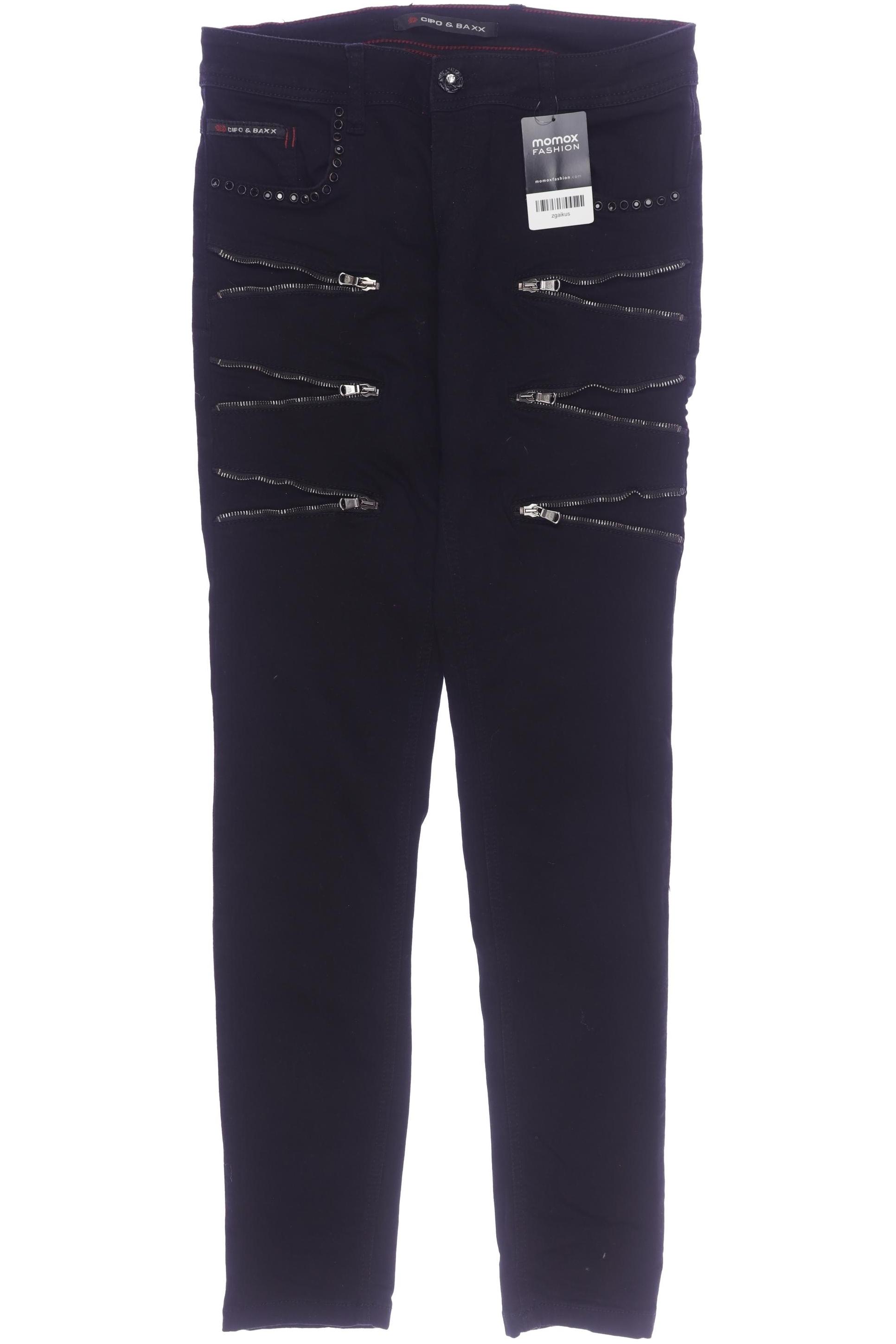 

Cipo & Baxx Damen Jeans, schwarz, Gr. 29