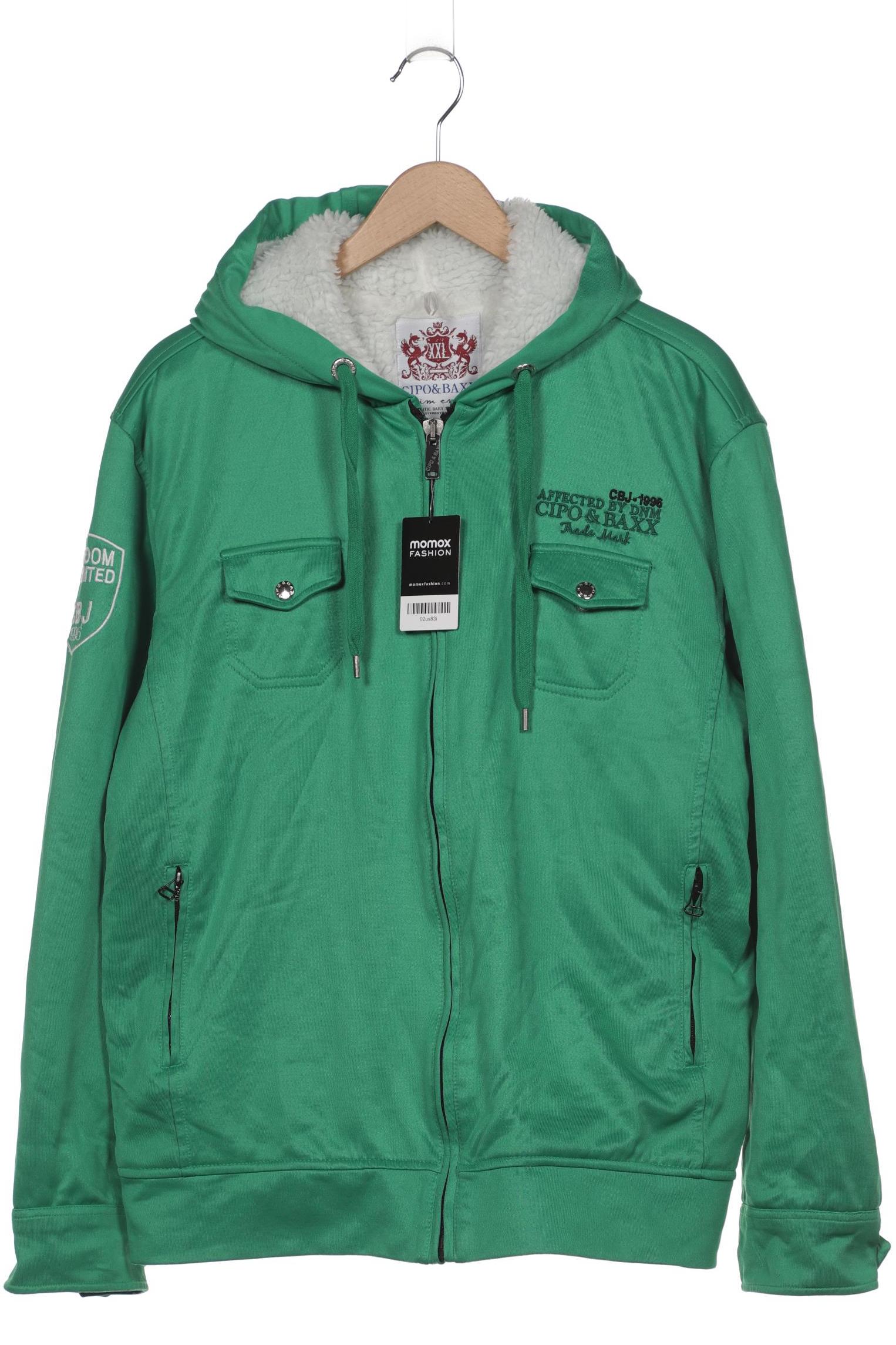 

Cipo & Baxx Herren Kapuzenpullover, grün, Gr. 56