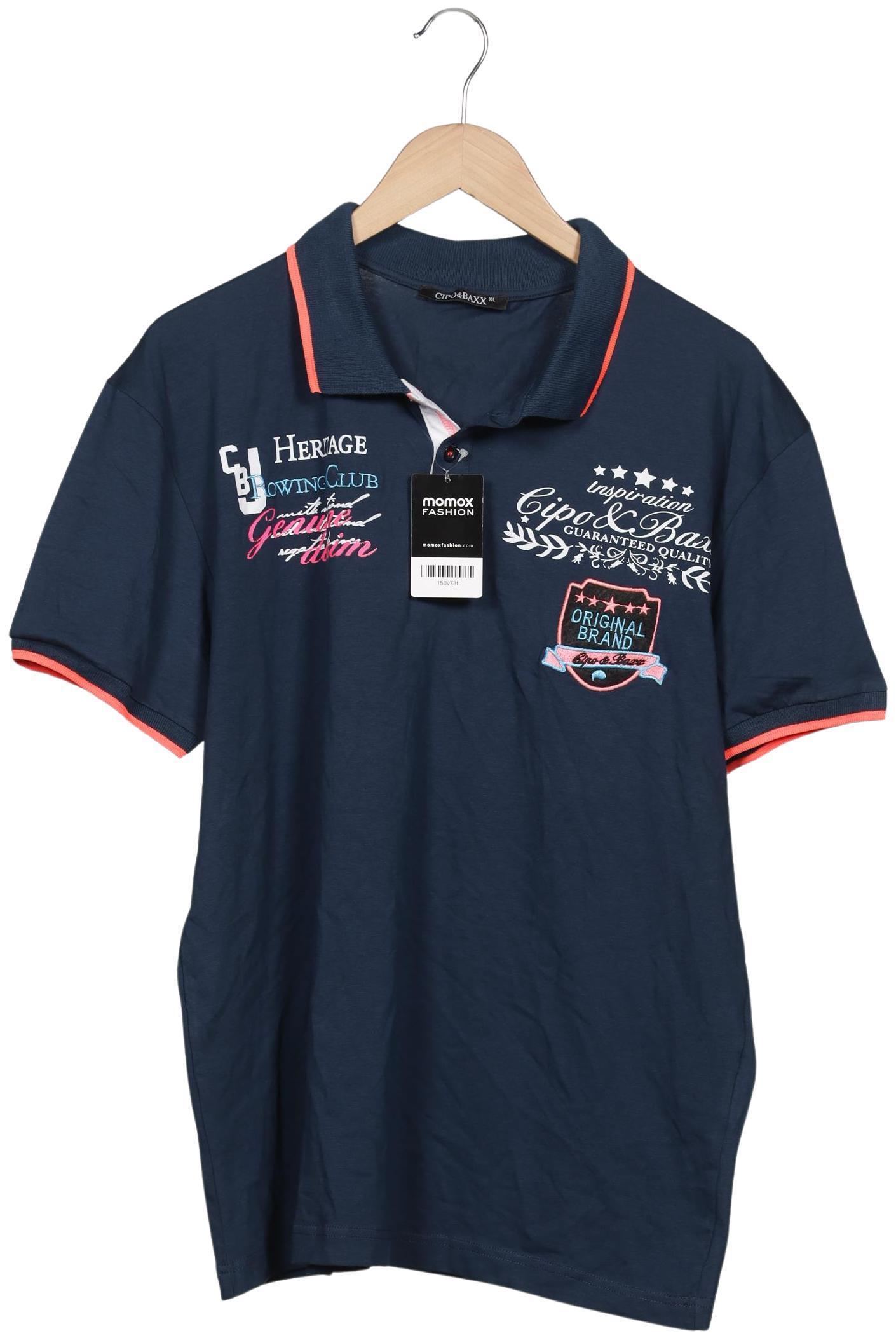 Thumbnail - Cipo &amp; Baxx Herren Poloshirt, marineblau, Gr. 54