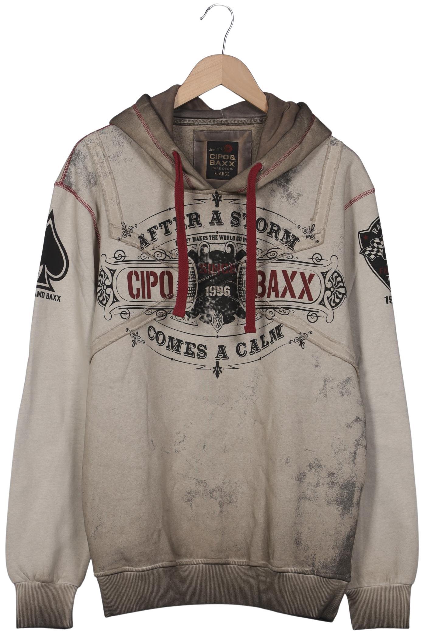 

Cipo & Baxx Herren Kapuzenpullover, braun, Gr. 54