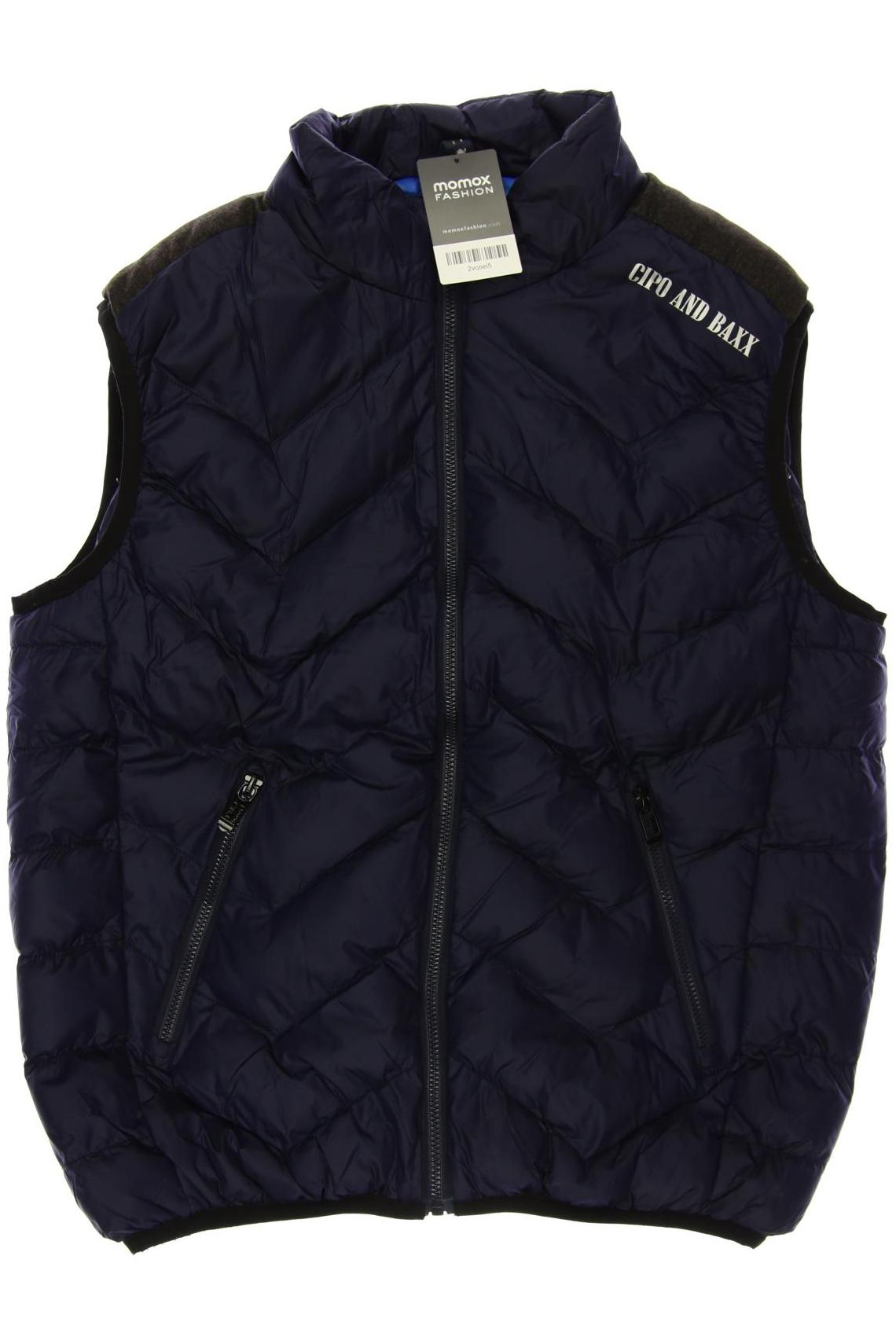 

Cipo & Baxx Herren Weste, marineblau, Gr. 52