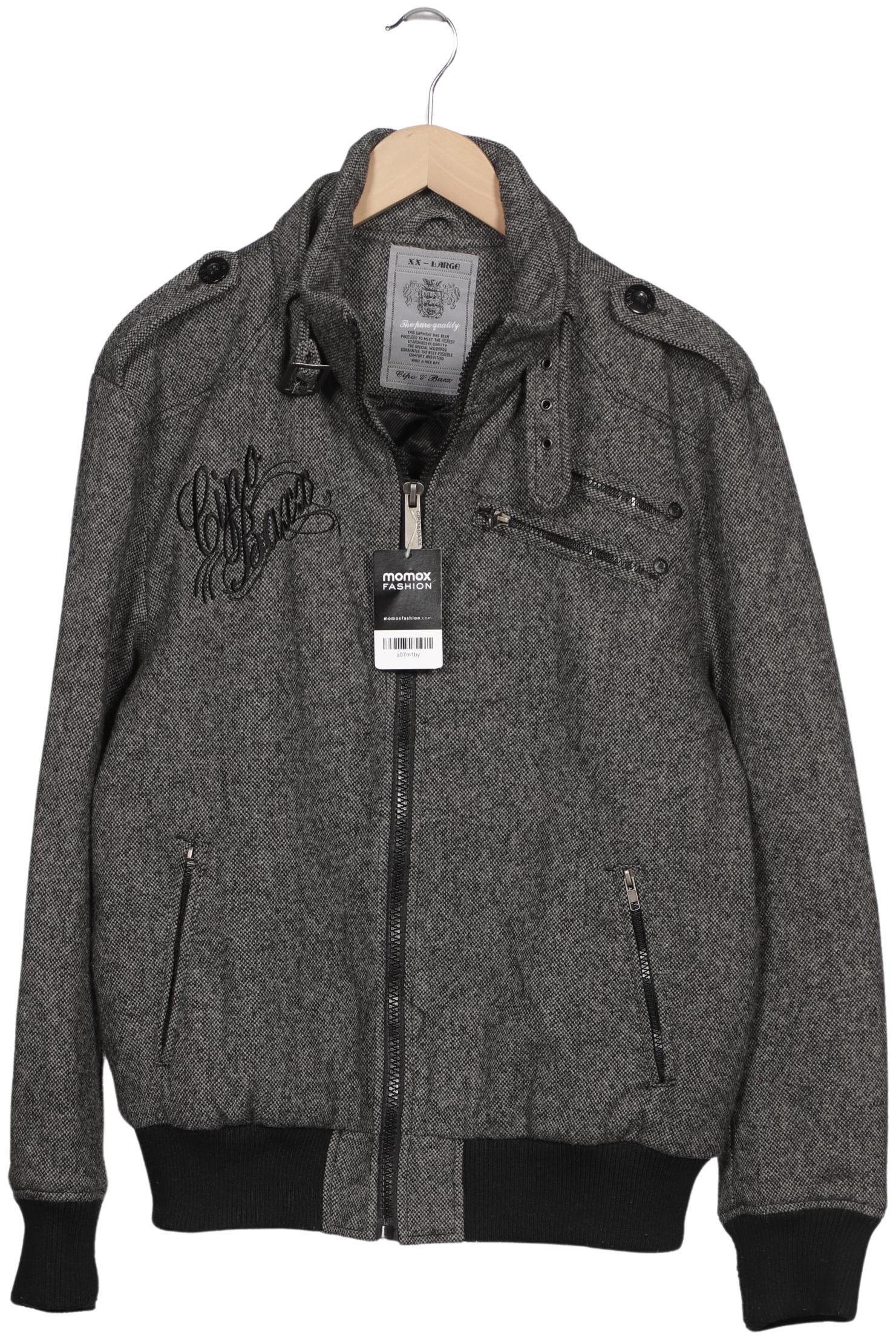 

Cipo & Baxx Herren Jacke, grau, Gr. 56