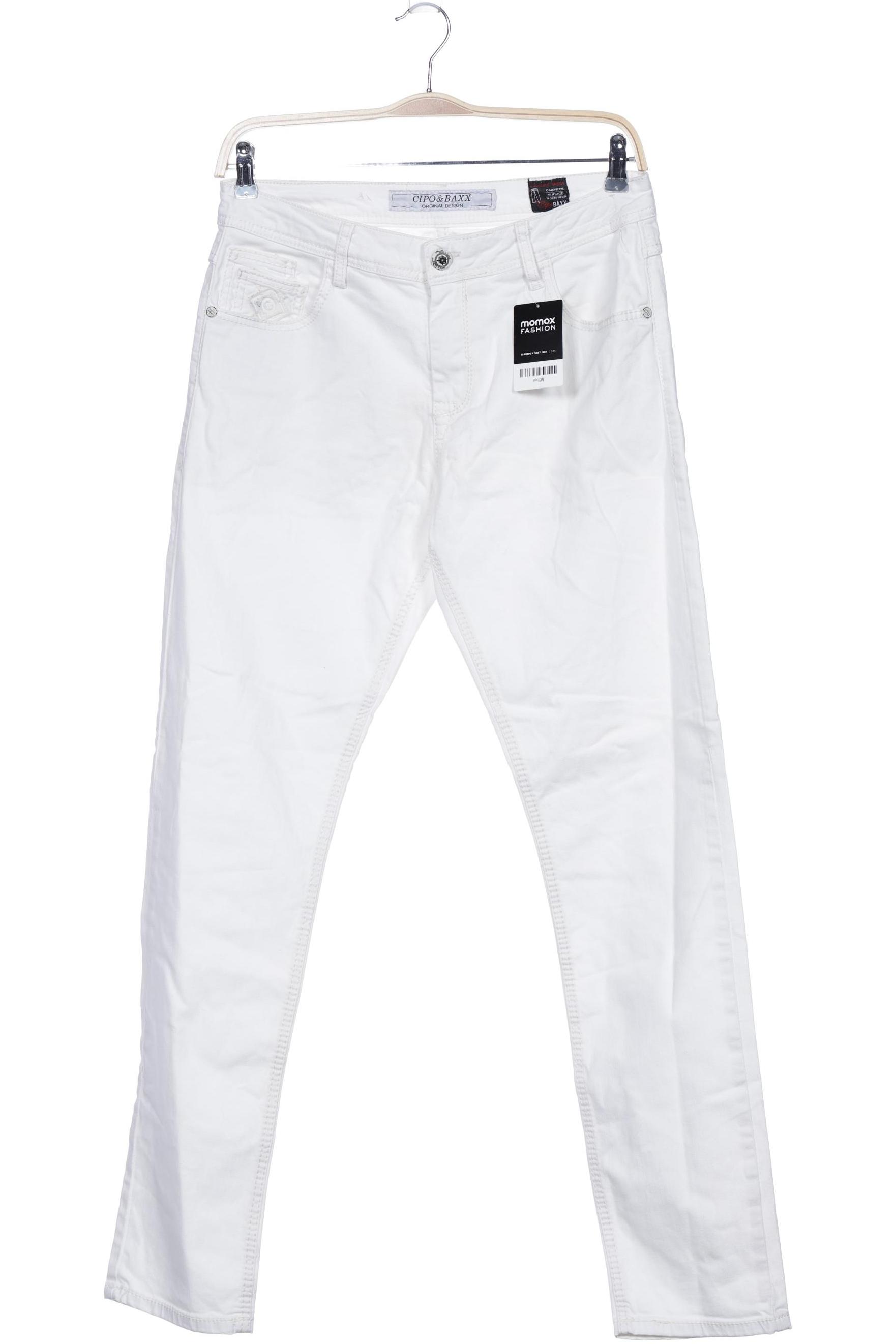 

Cipo & Baxx Herren Jeans, weiß