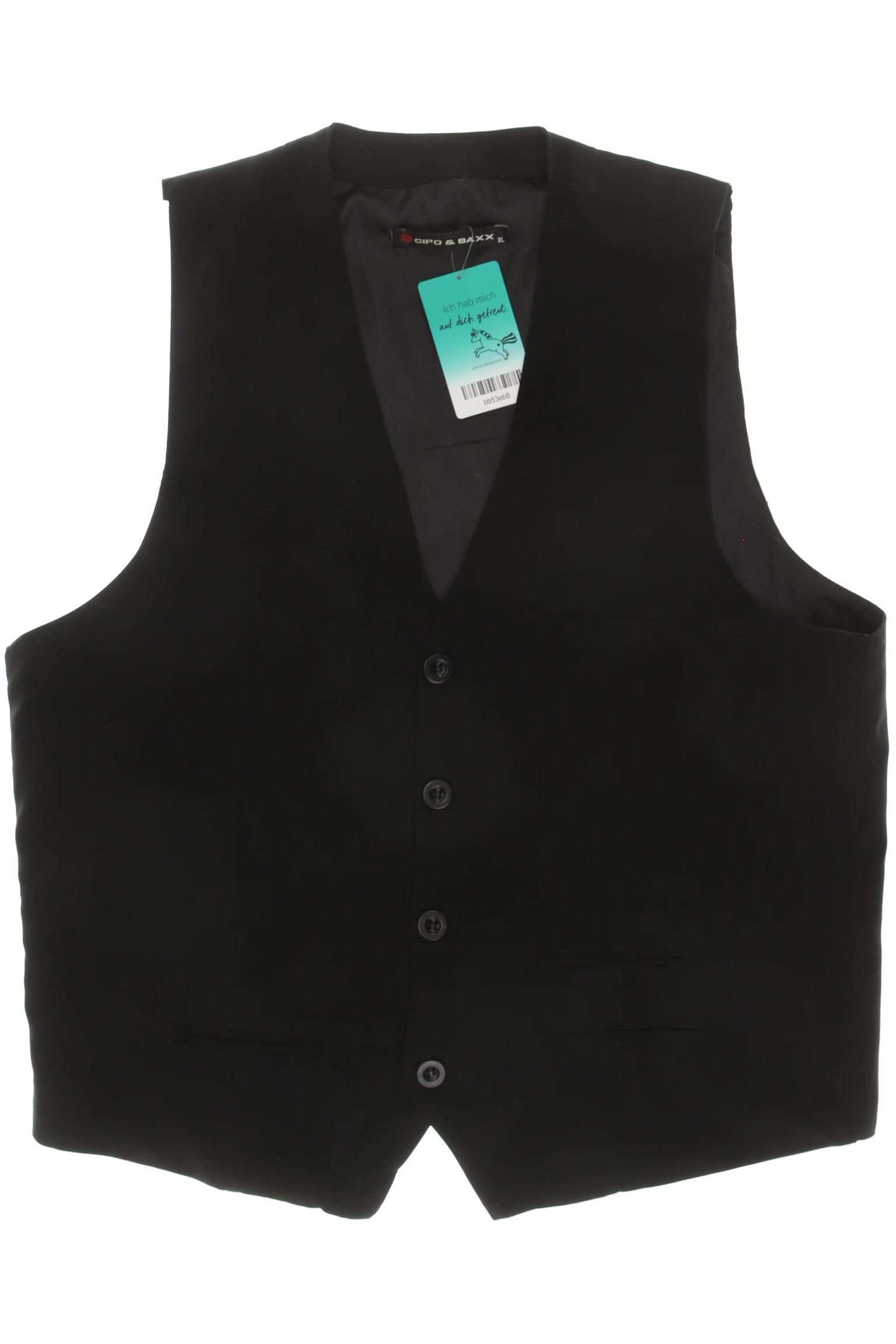 

Cipo & Baxx Herren Weste, schwarz, Gr. 54